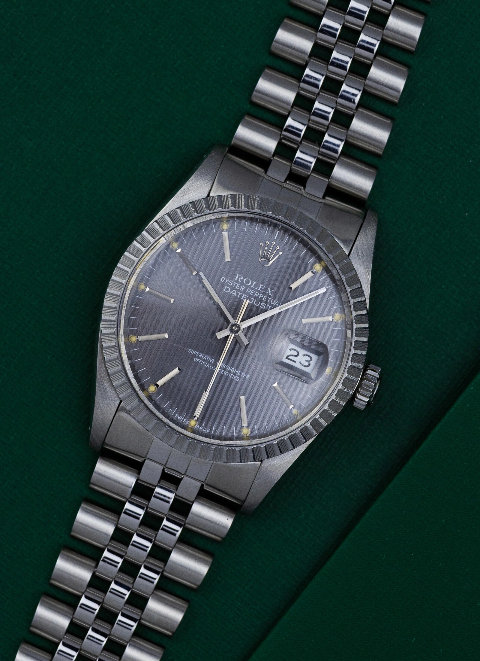 1984 Rolex Datejust 16030 Tapestry Dial Box