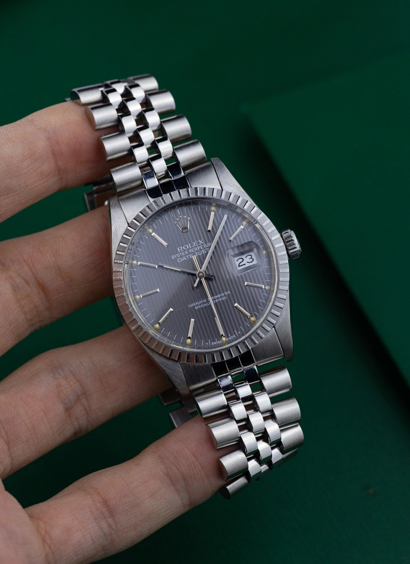 1984 Rolex Datejust 16030 Tapestry Dial Box