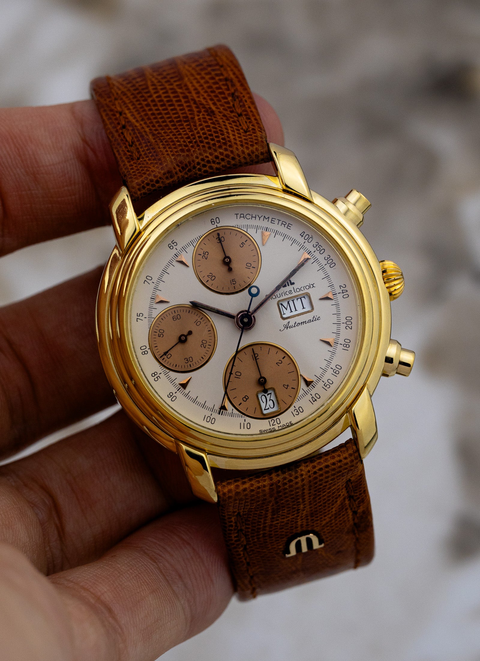 1991 Maurice Lacroix Chronograph Ref. 39353 Cal. 7750