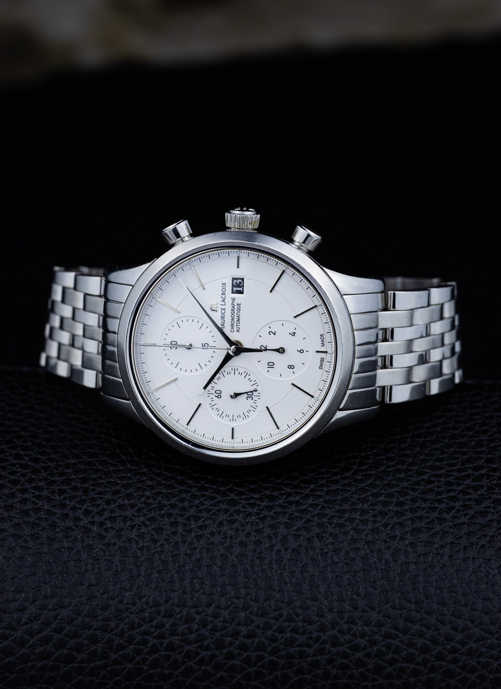 2010s Maurice Lacroix Les Classiques Chronographe LC6058