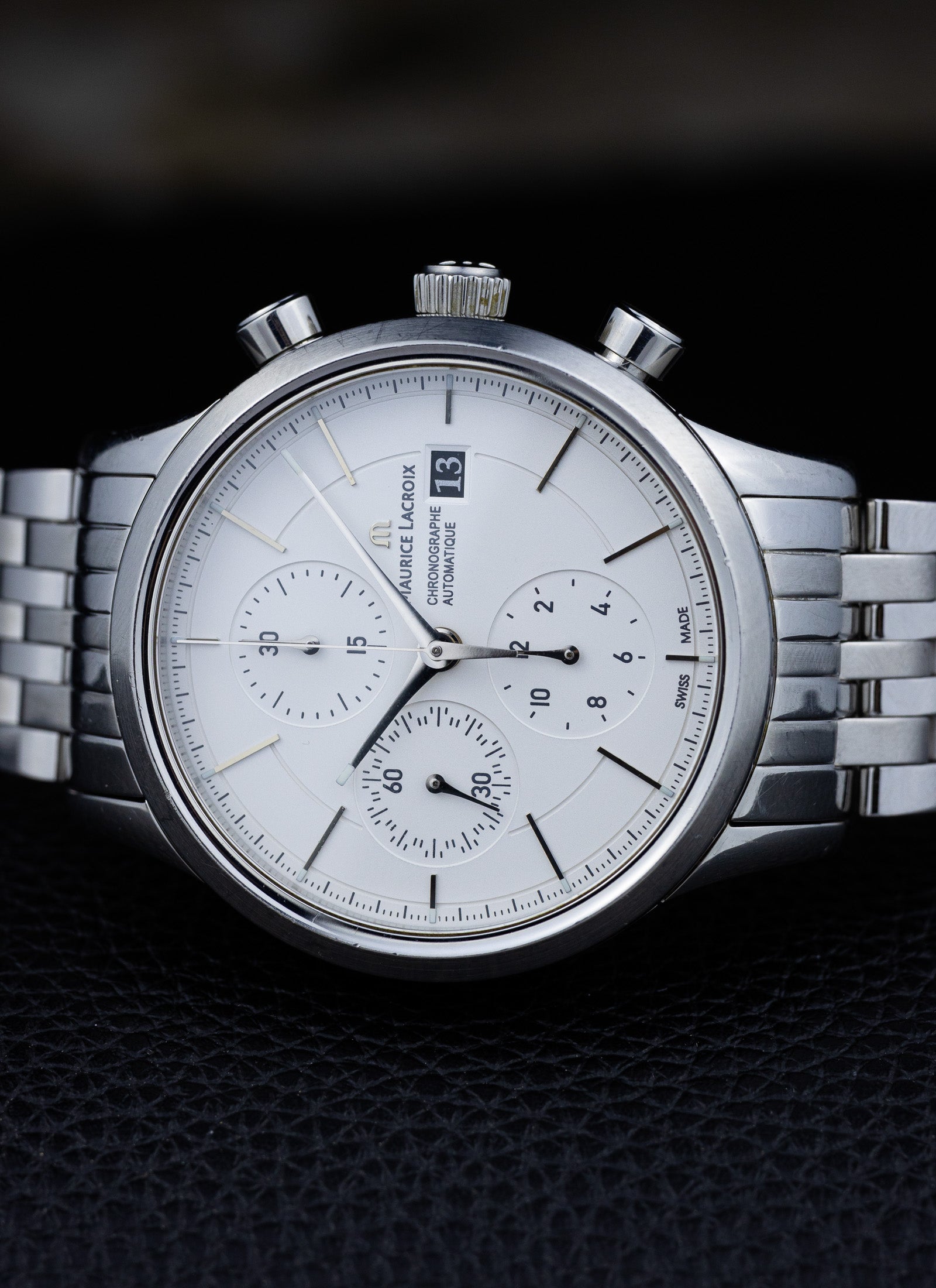 2010s Maurice Lacroix Les Classiques Chronographe LC6058