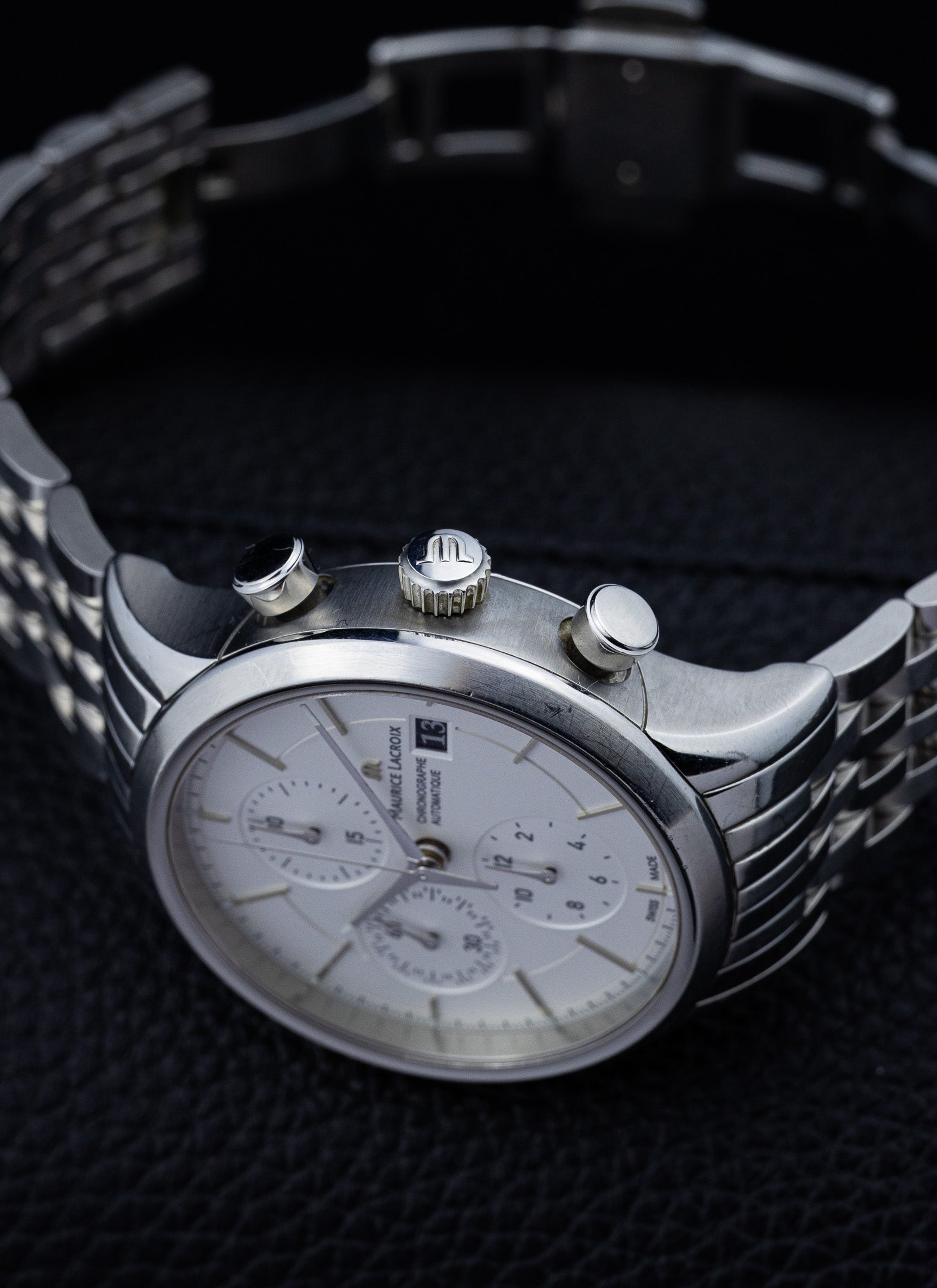 2010s Maurice Lacroix Les Classiques Chronographe LC6058