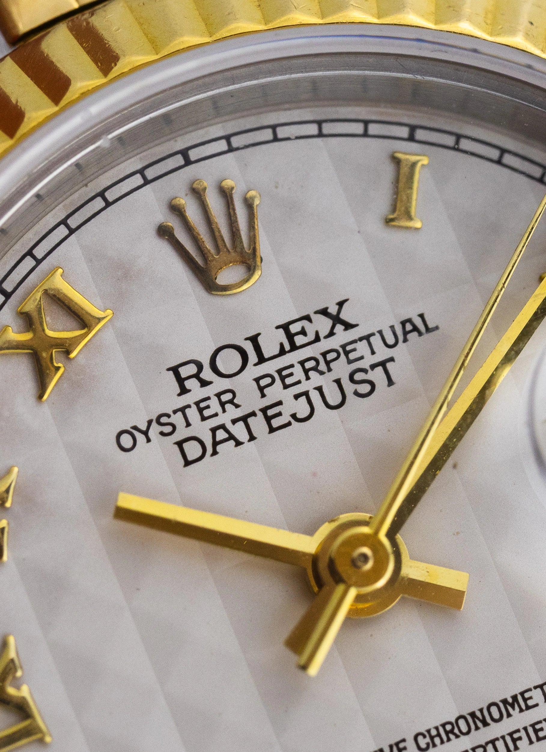 1999 Lady Rolex Datejust White Pyramid Dial 79173 Full Set