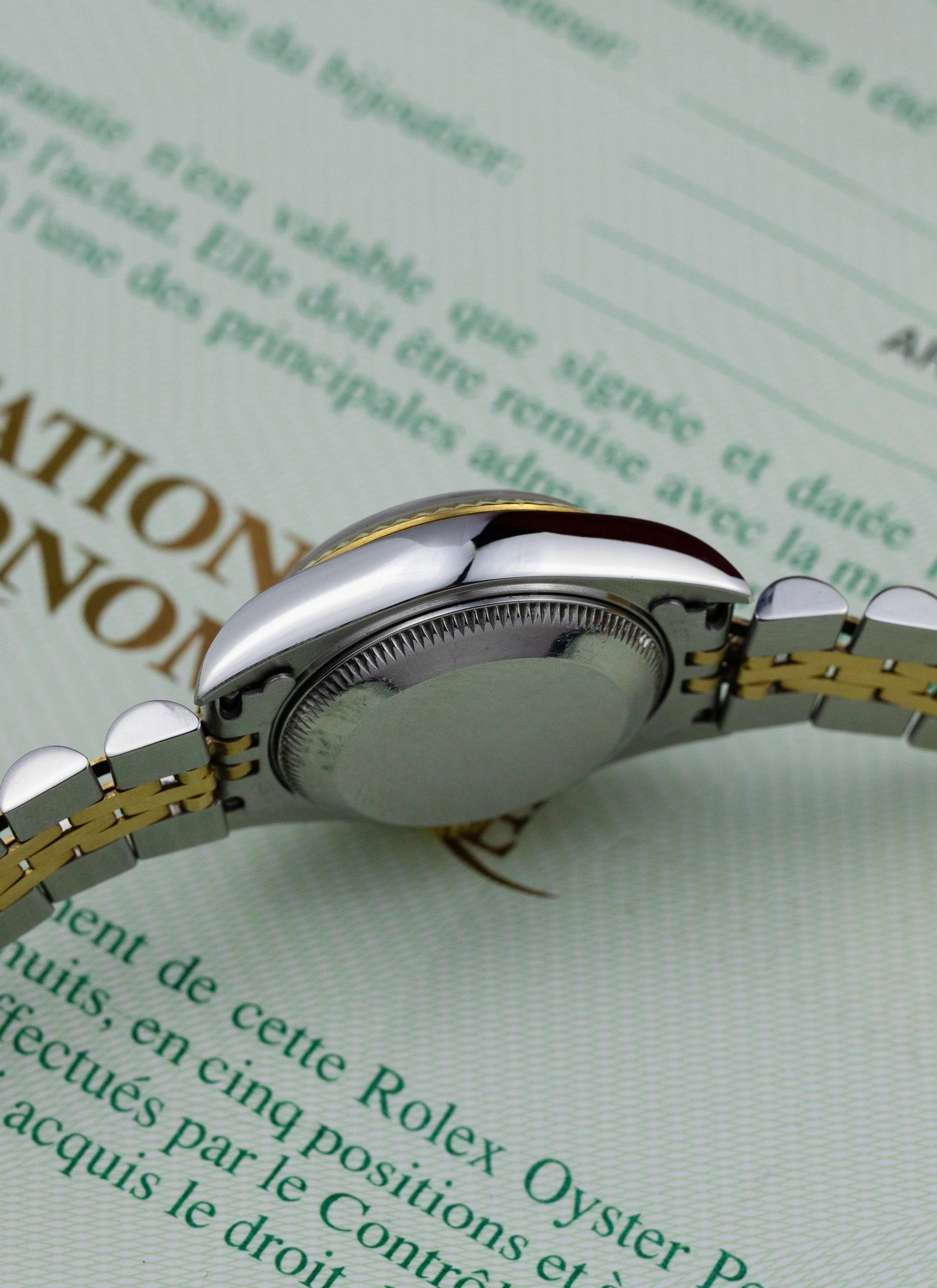 1999 Lady Rolex Datejust White Pyramid Dial 79173 Full Set