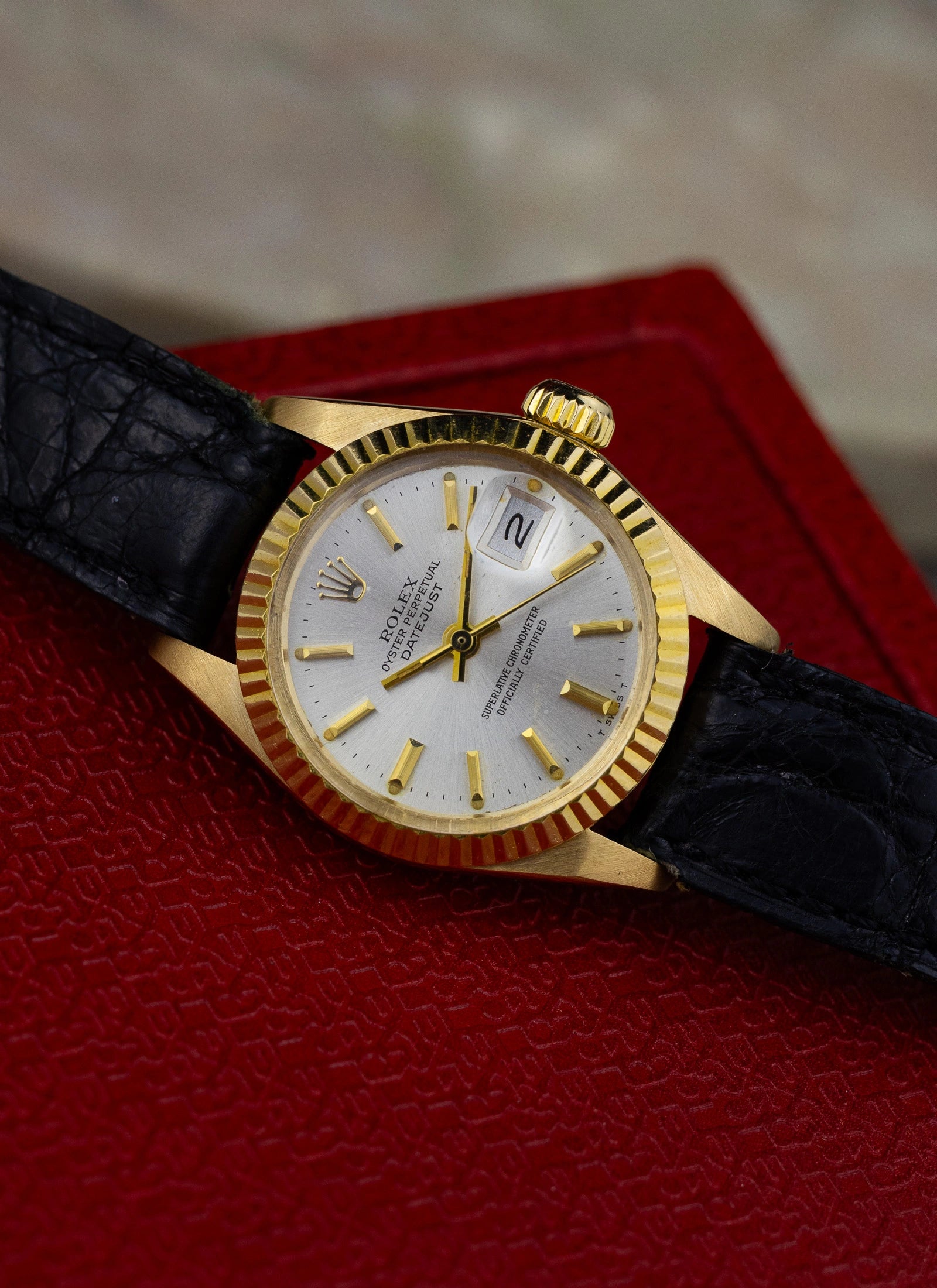 1978 18K Lady Rolex Datejust 6916 Box