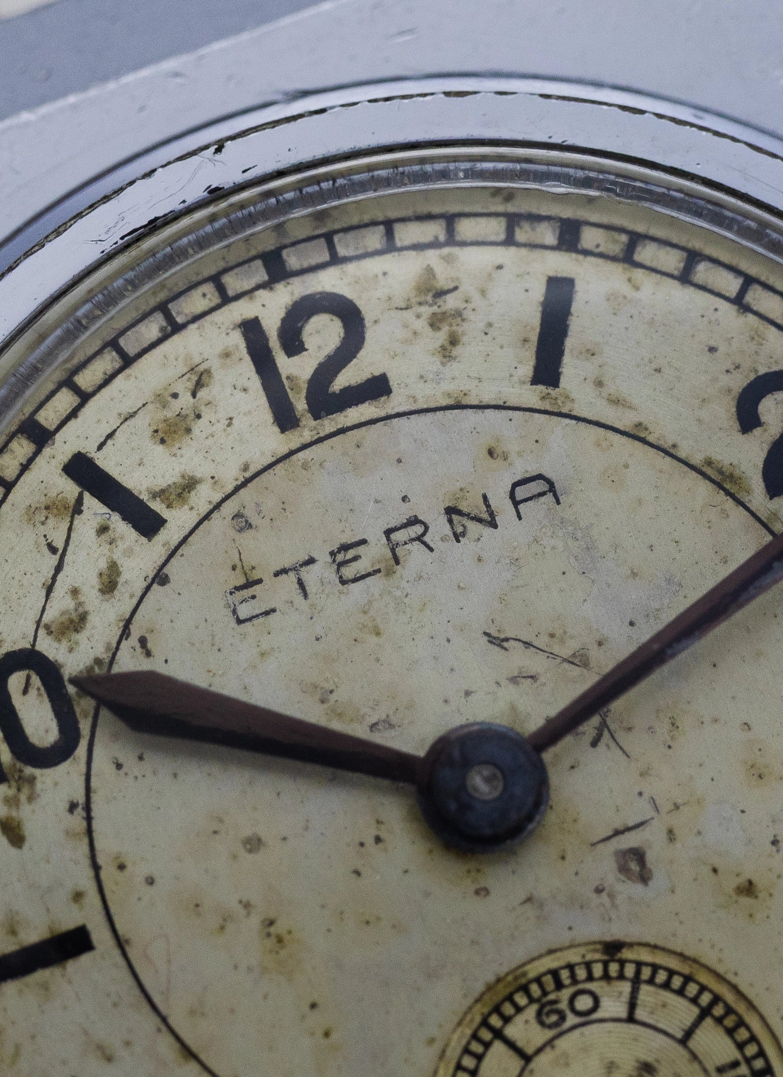 1930s Eterna Vintage Sector Dial Manual Winding Serviced