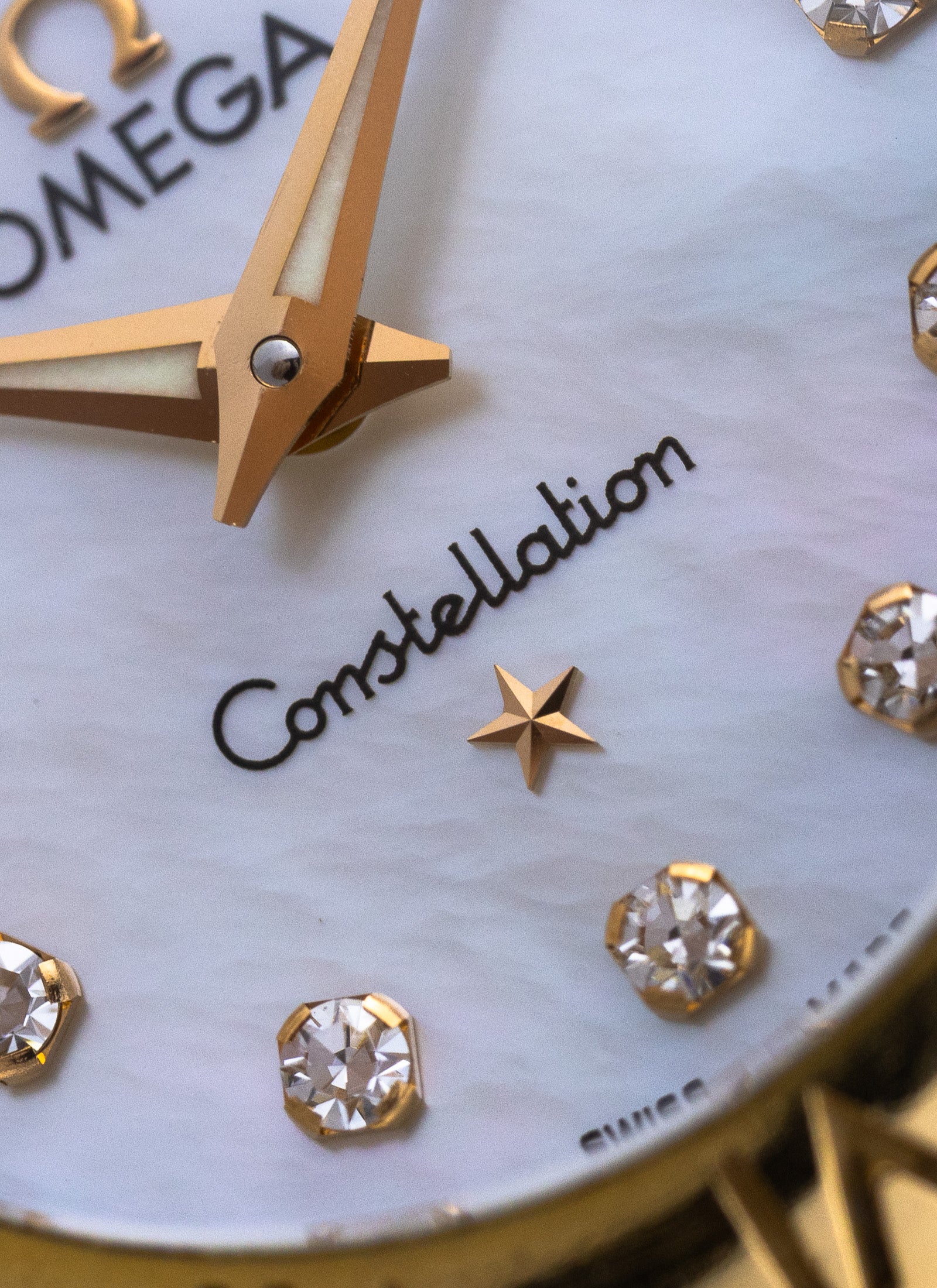 2010s Lady Omega Constellation Bicolor MOP Diamonds Dial 795.1001 cal. 1376 Box