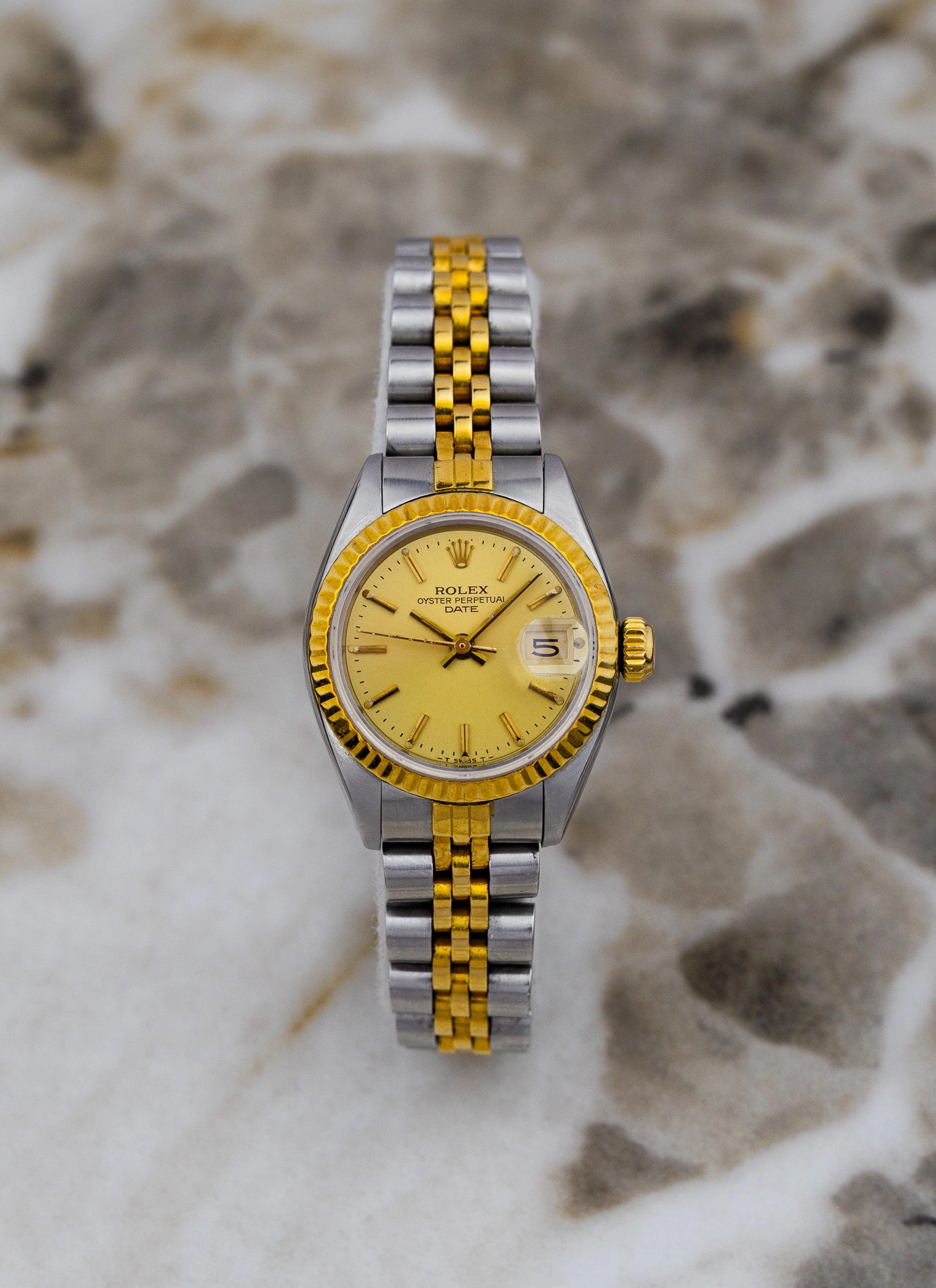 1984 Lady Rolex Oyster Perpetual Date 6917 Bicolor Box