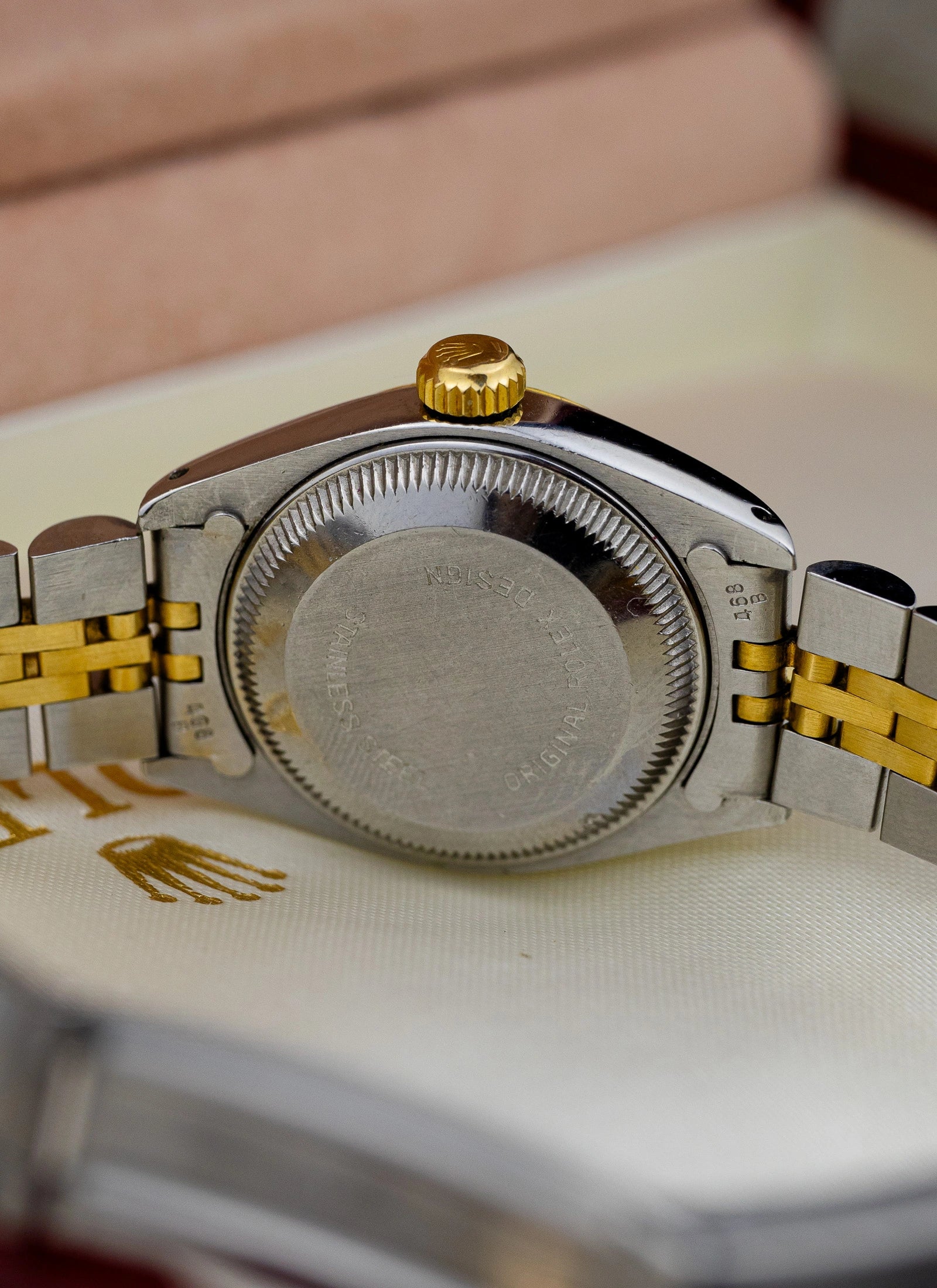 1984 Lady Rolex Oyster Perpetual Date 6917 Bicolor Box