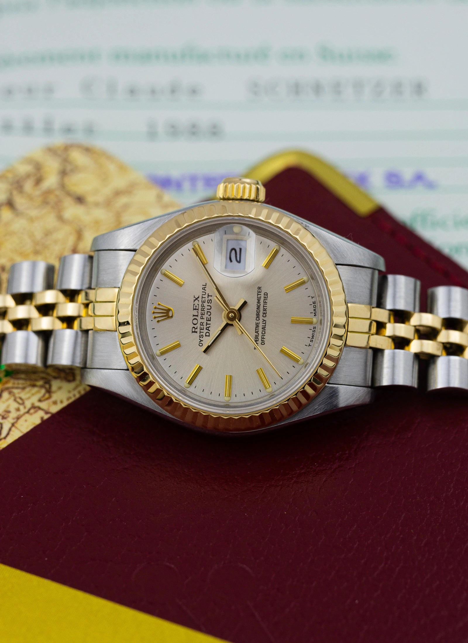 1988 Lady Rolex Datejust Bicolor 69173 Full Set