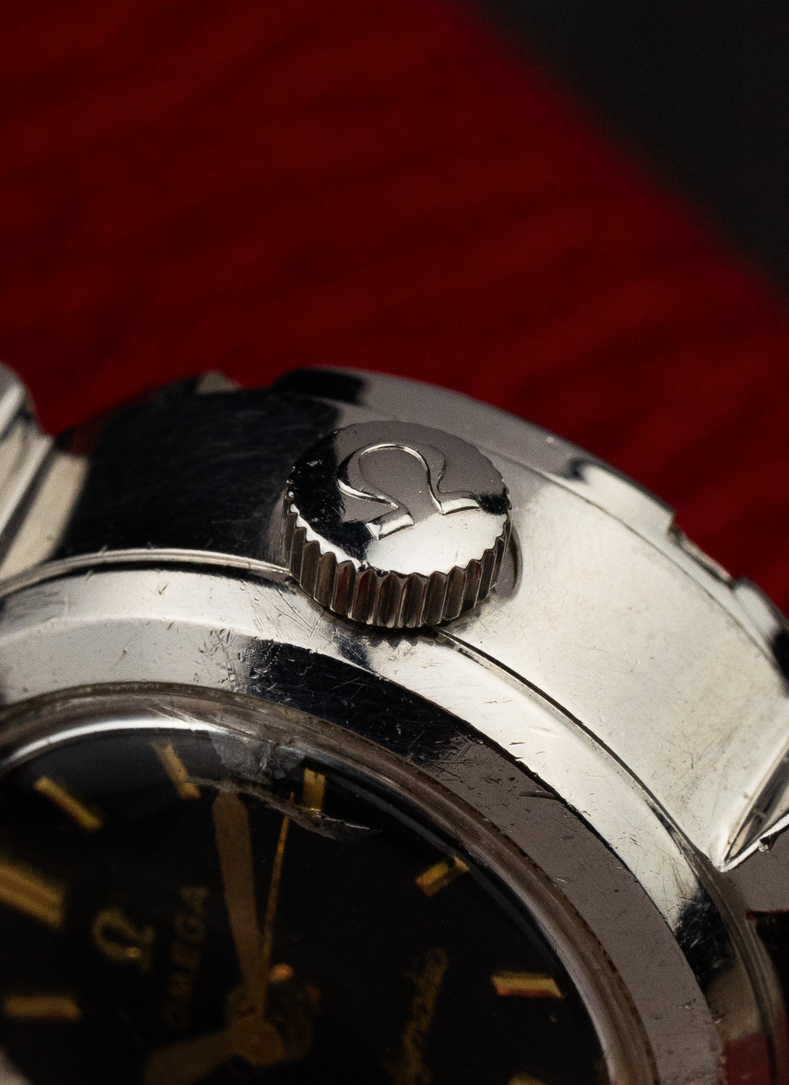 1956 Lady Omega Ladymatic Black Dial 2940-1 cal. 455 Serviced Box