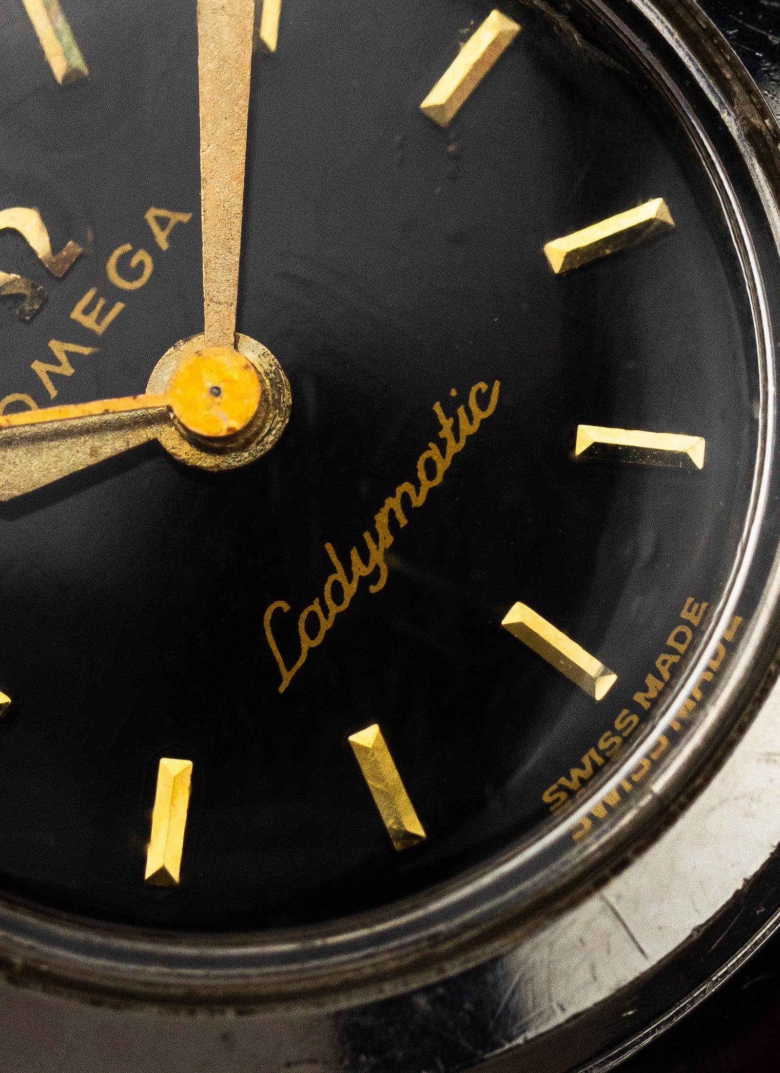 1956 Lady Omega Ladymatic Black Dial 2940-1 cal. 455 Serviced Box