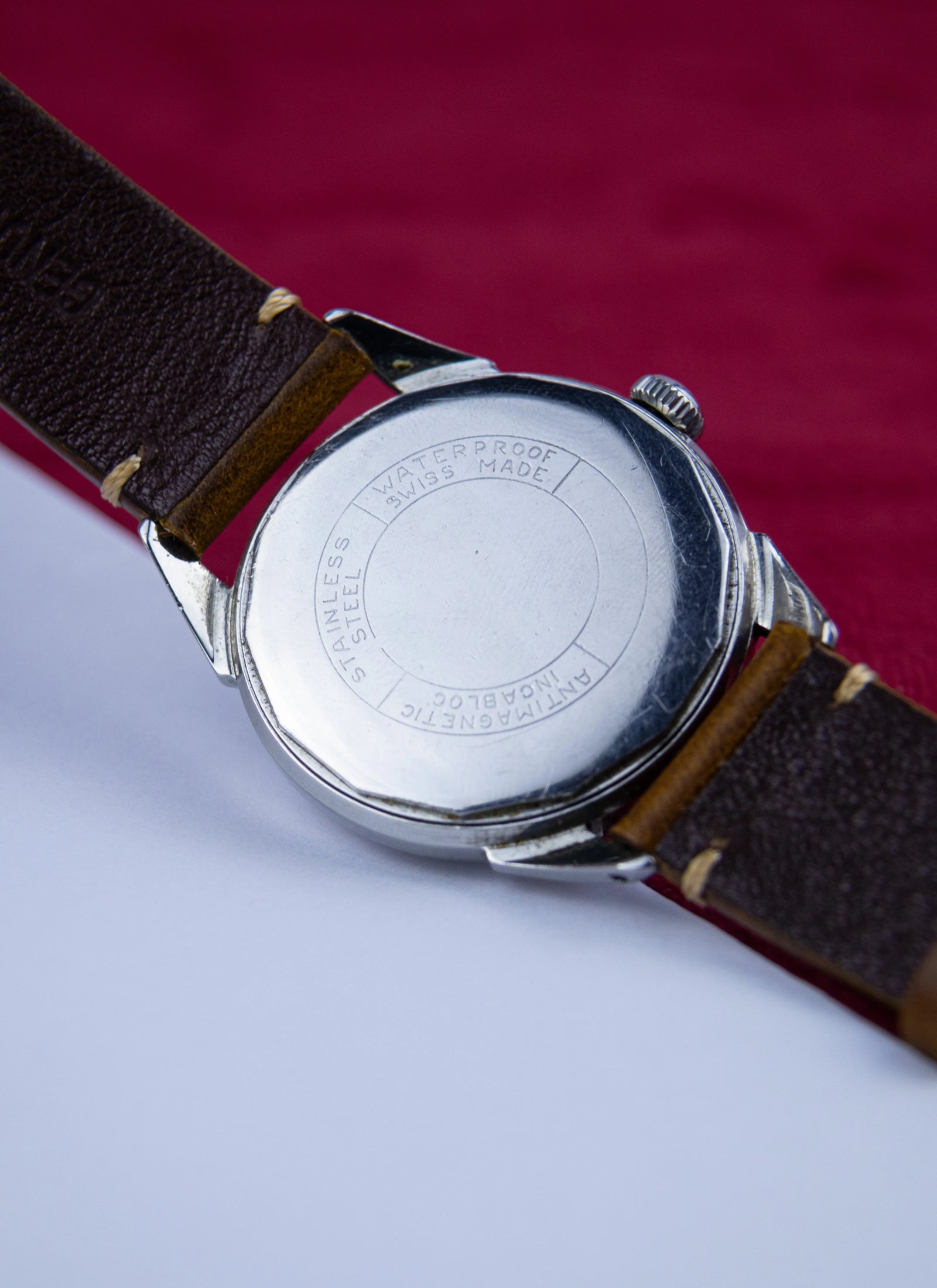 1950-60s Lemania Black Dial