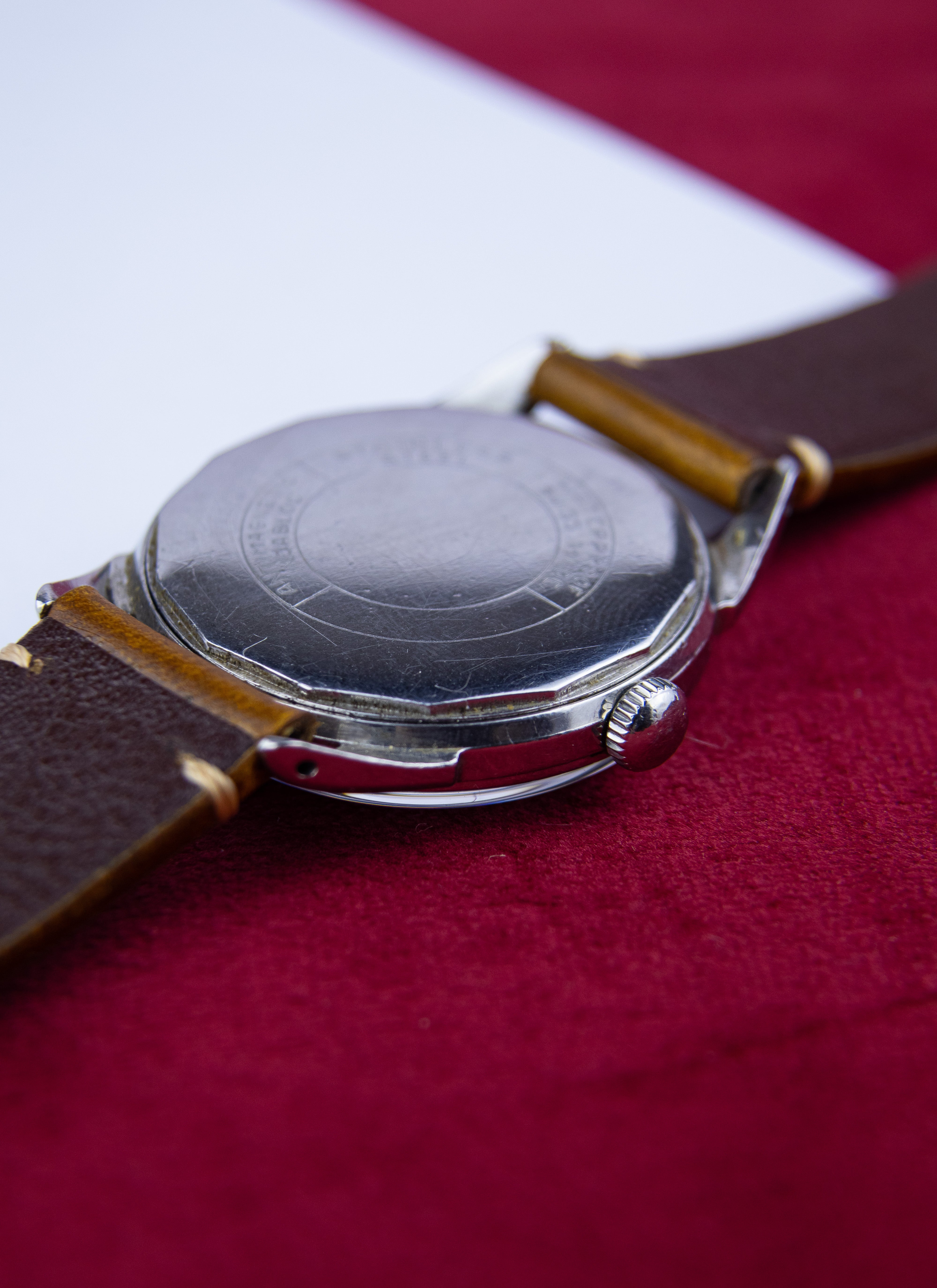 1950-60s Lemania Black Dial
