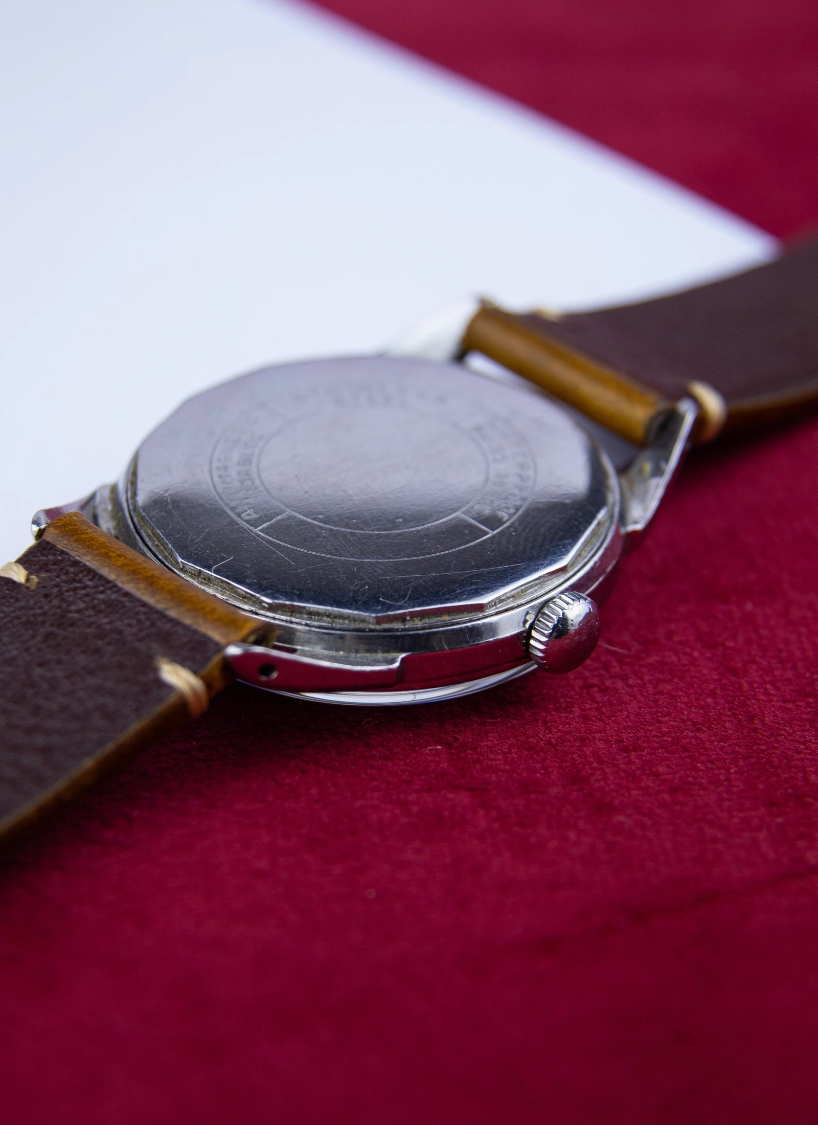 1950-60s Lemania Black Dial