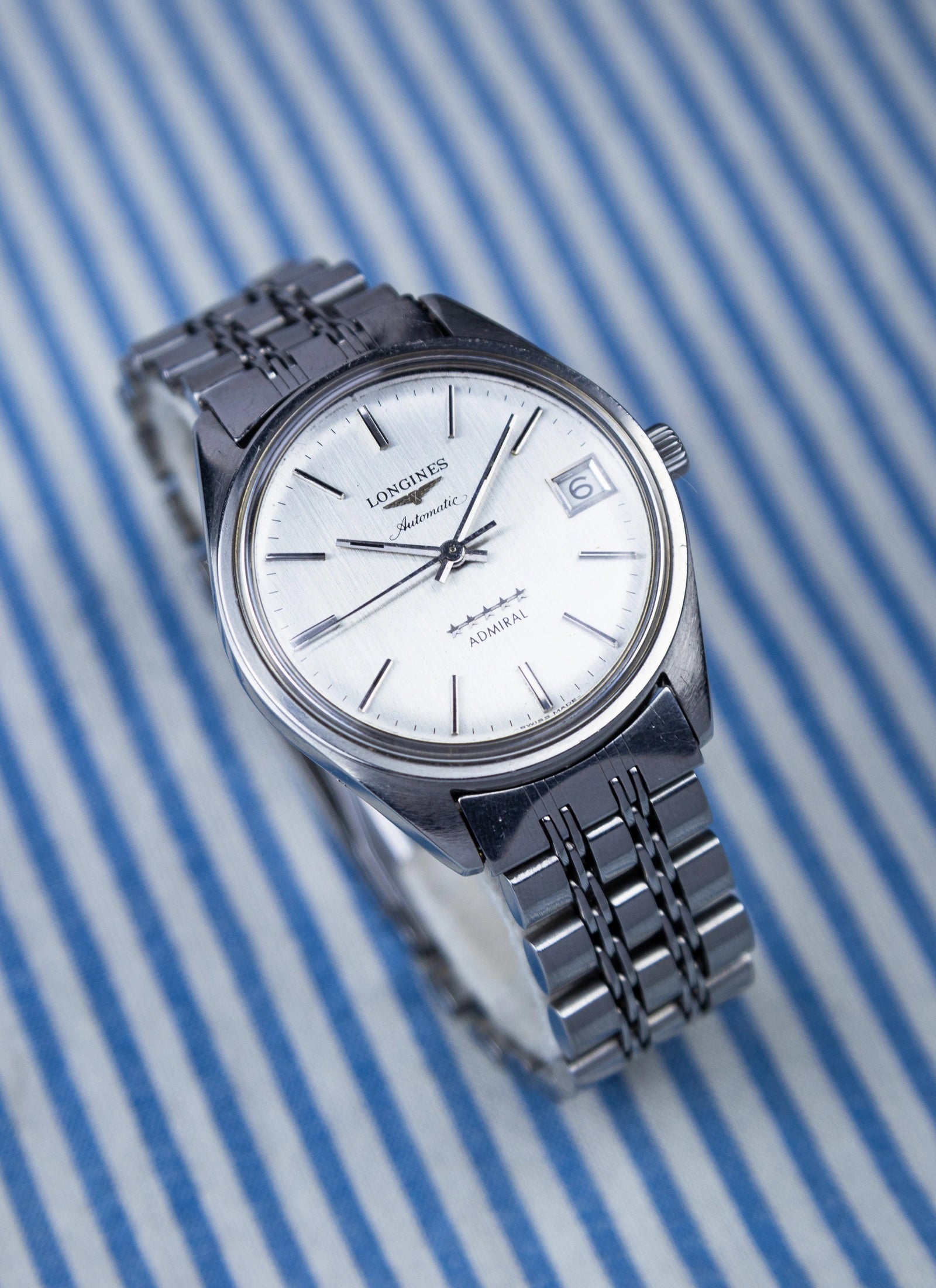 Pre-Order 1970s Longines Admiral 5 stars Hi-Beat 1663