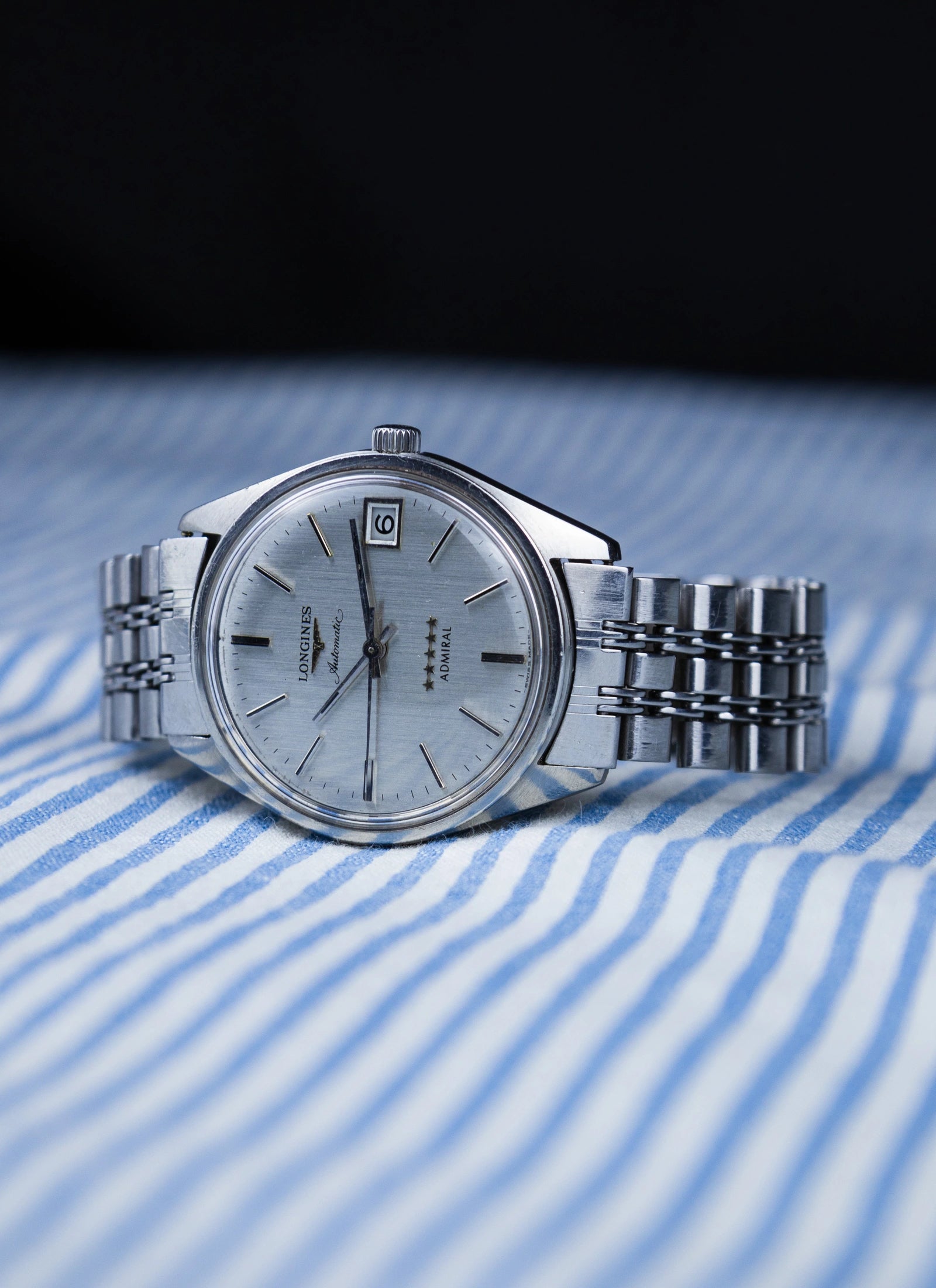 Pre-Order 1970s Longines Admiral 5 stars Hi-Beat 1663