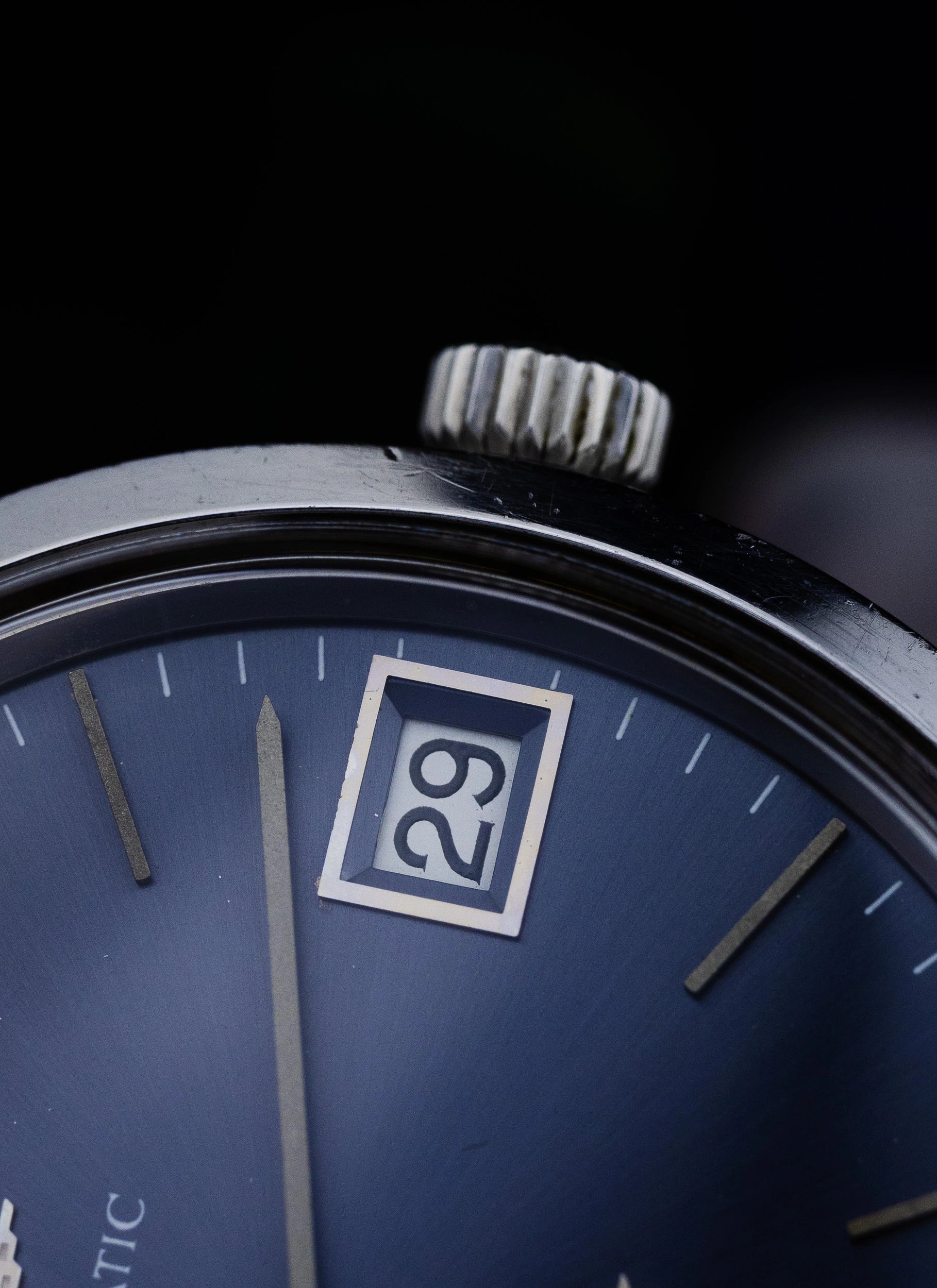 1970s Longines Admiral Gray Dial 1503 cal. 6651