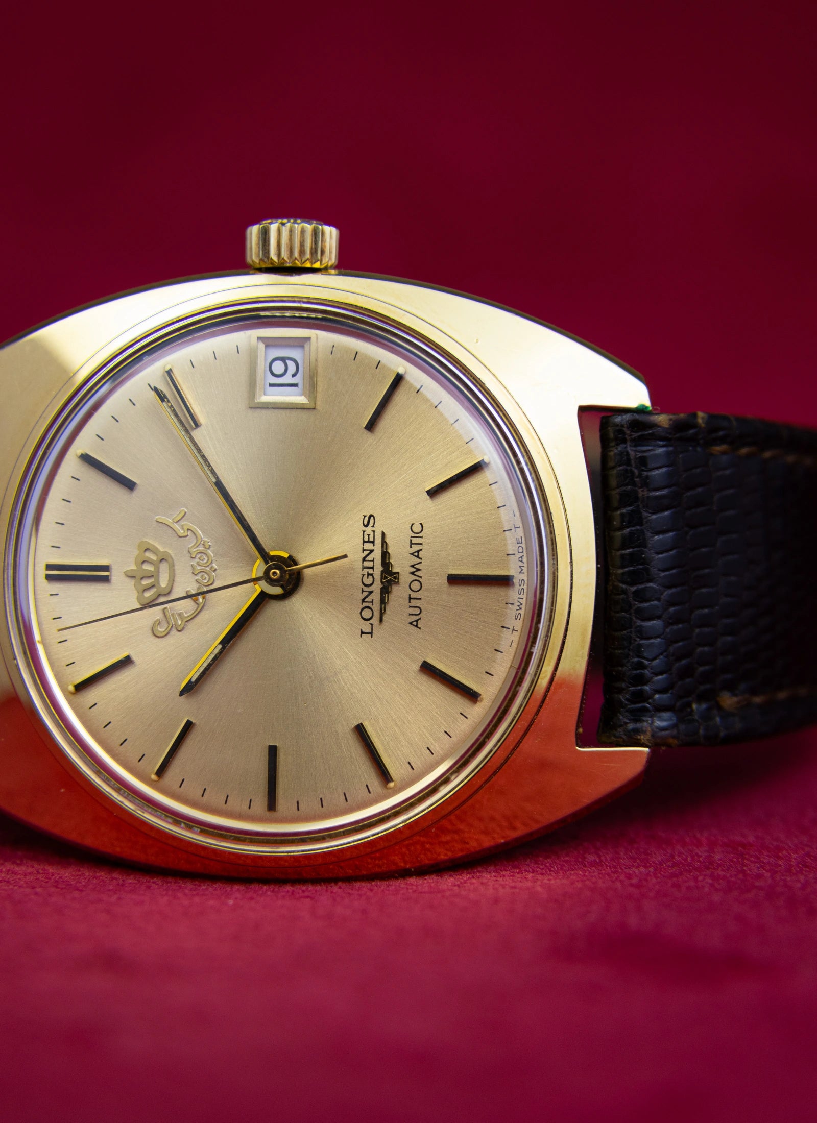 1970s Longines King Hussein of Jordan MINT