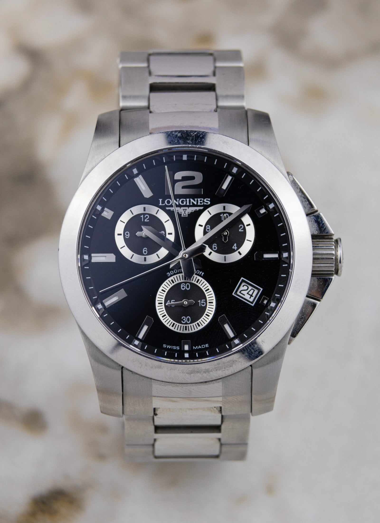 2017 Longines Conquest Chronograph L3.660.4 Full Set