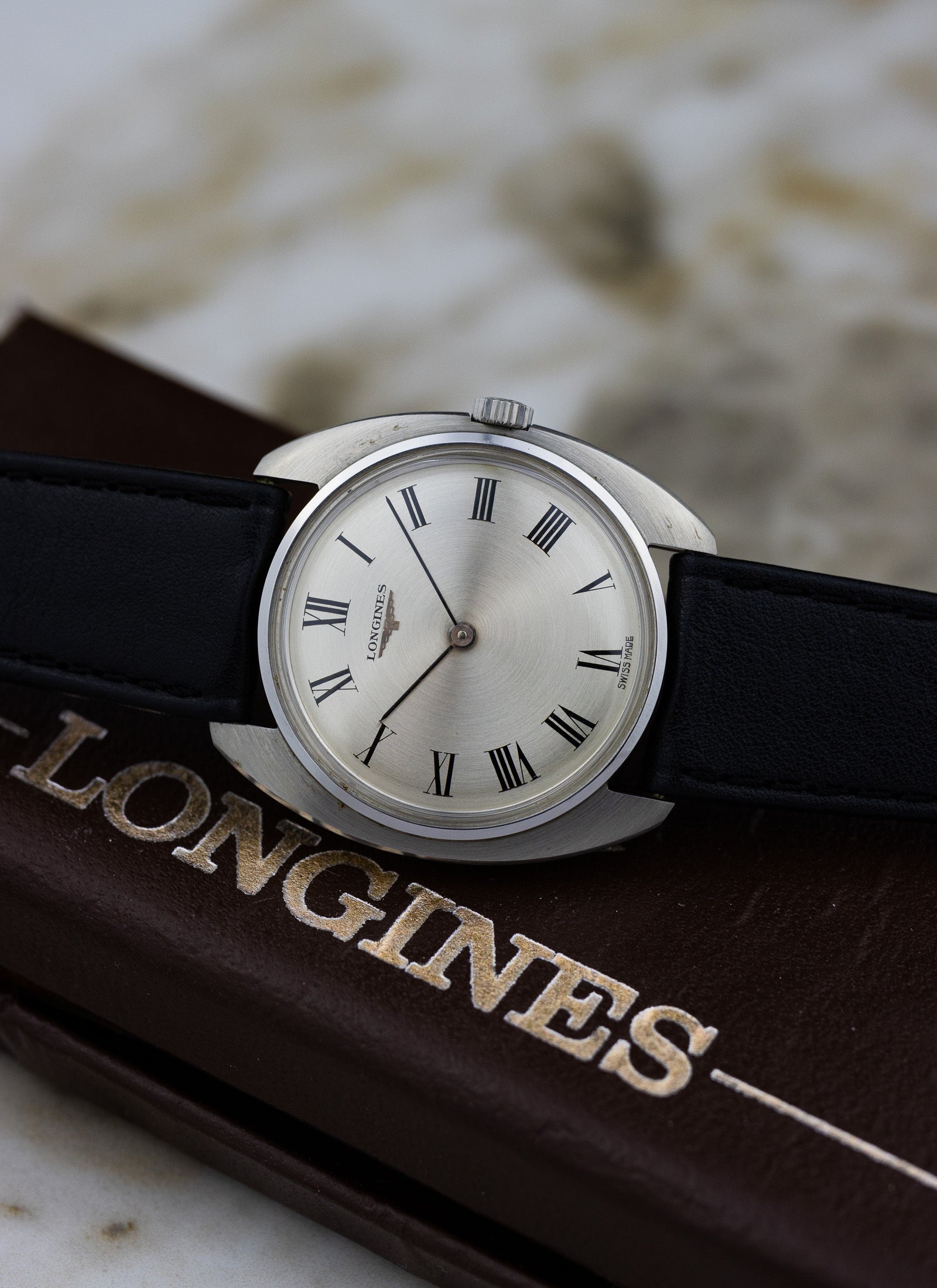 1969 Longines Ultra Slim Roman Dial 7823 Box