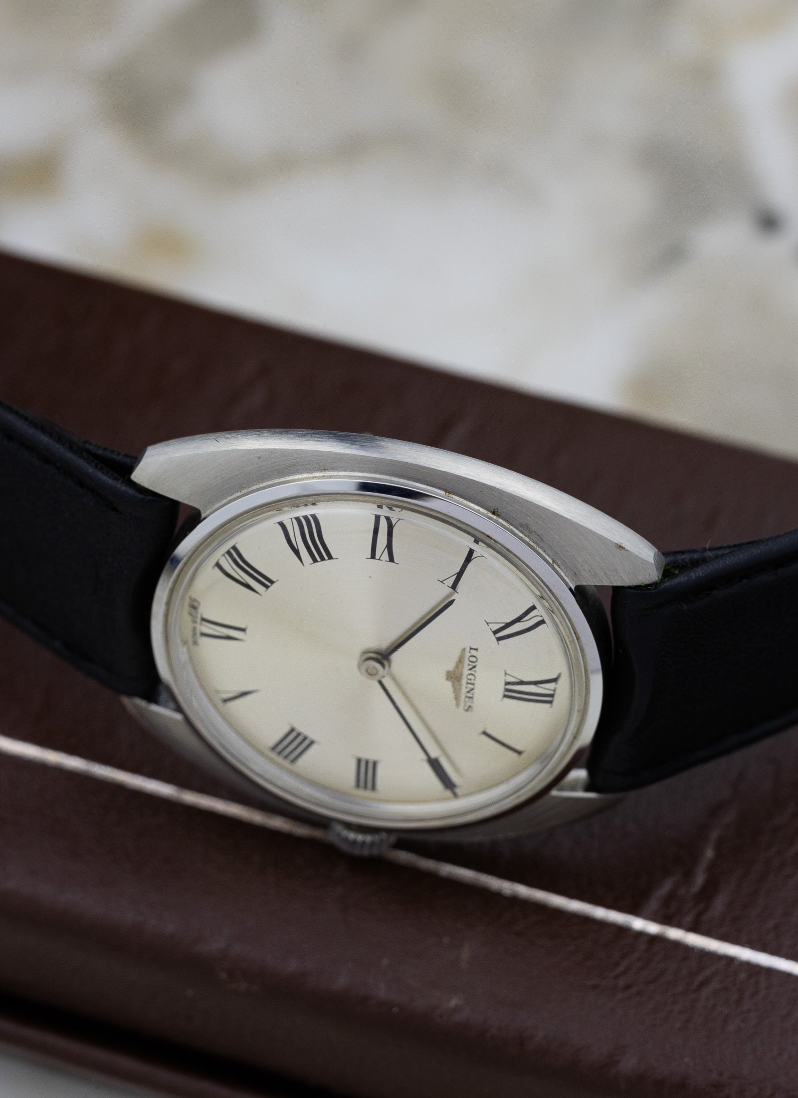 1969 Longines Ultra Slim Roman Dial 7823 Box