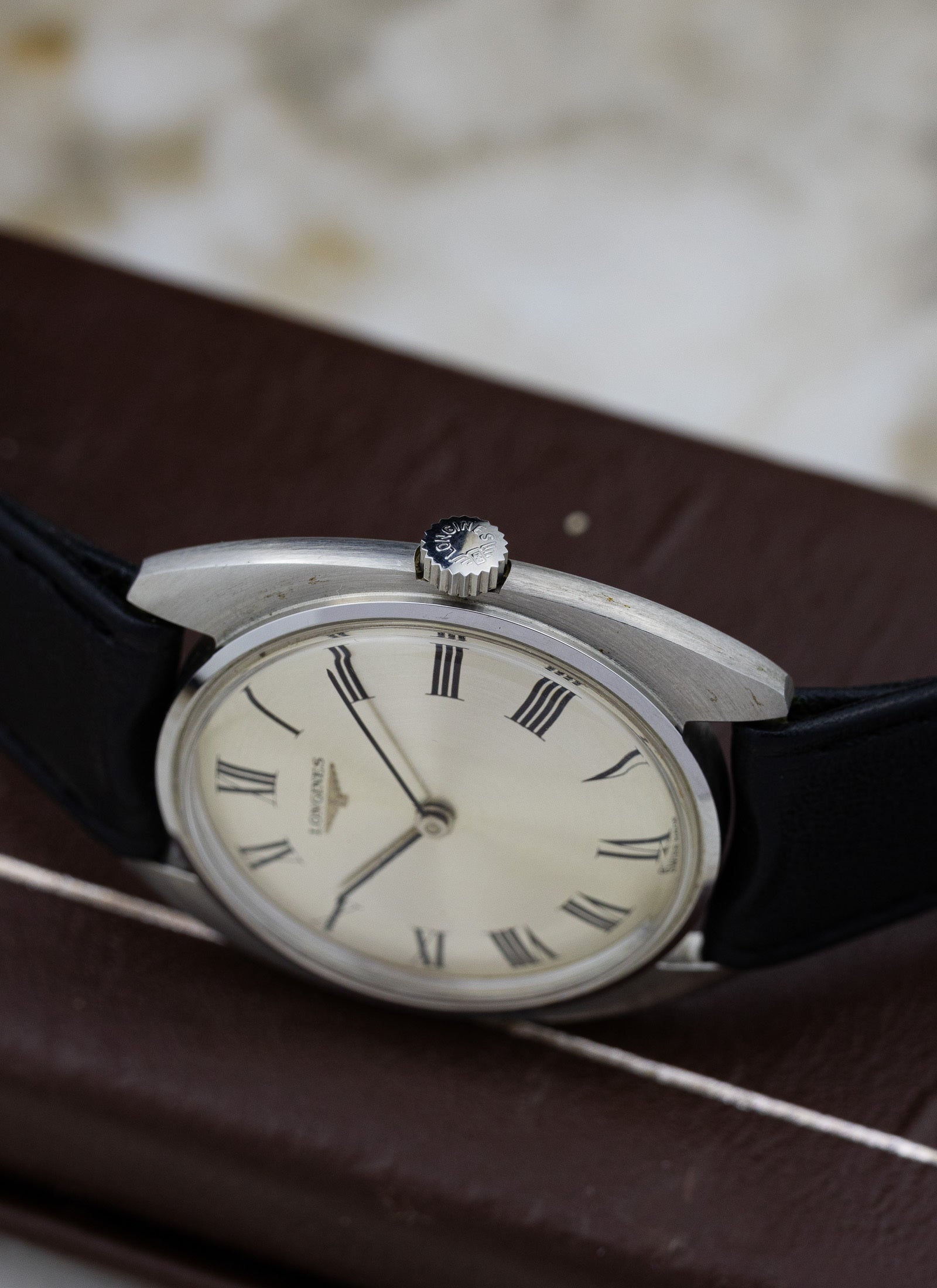 1969 Longines Ultra Slim Roman Dial 7823 Box