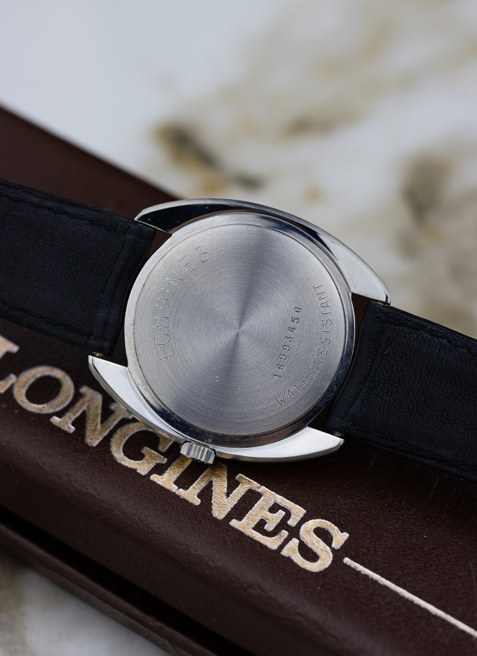1969 Longines Ultra Slim Roman Dial 7823 Box