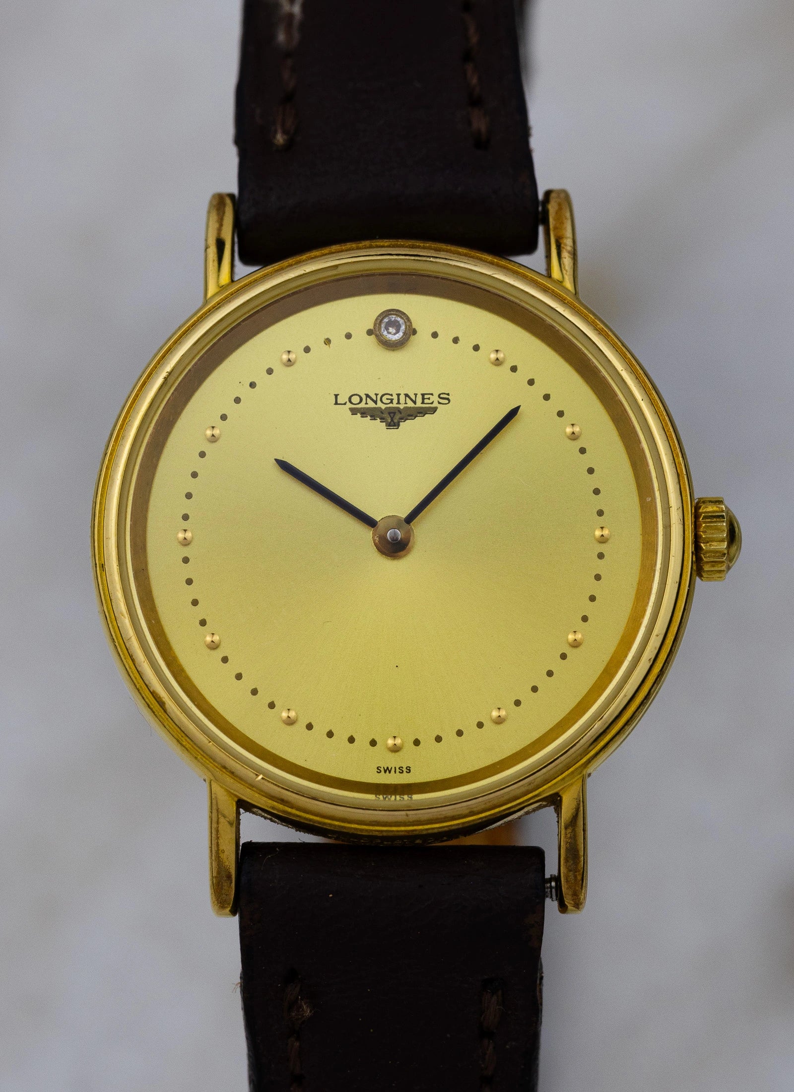 1990s Lady Longines Quartz with Diamond L4.137.2