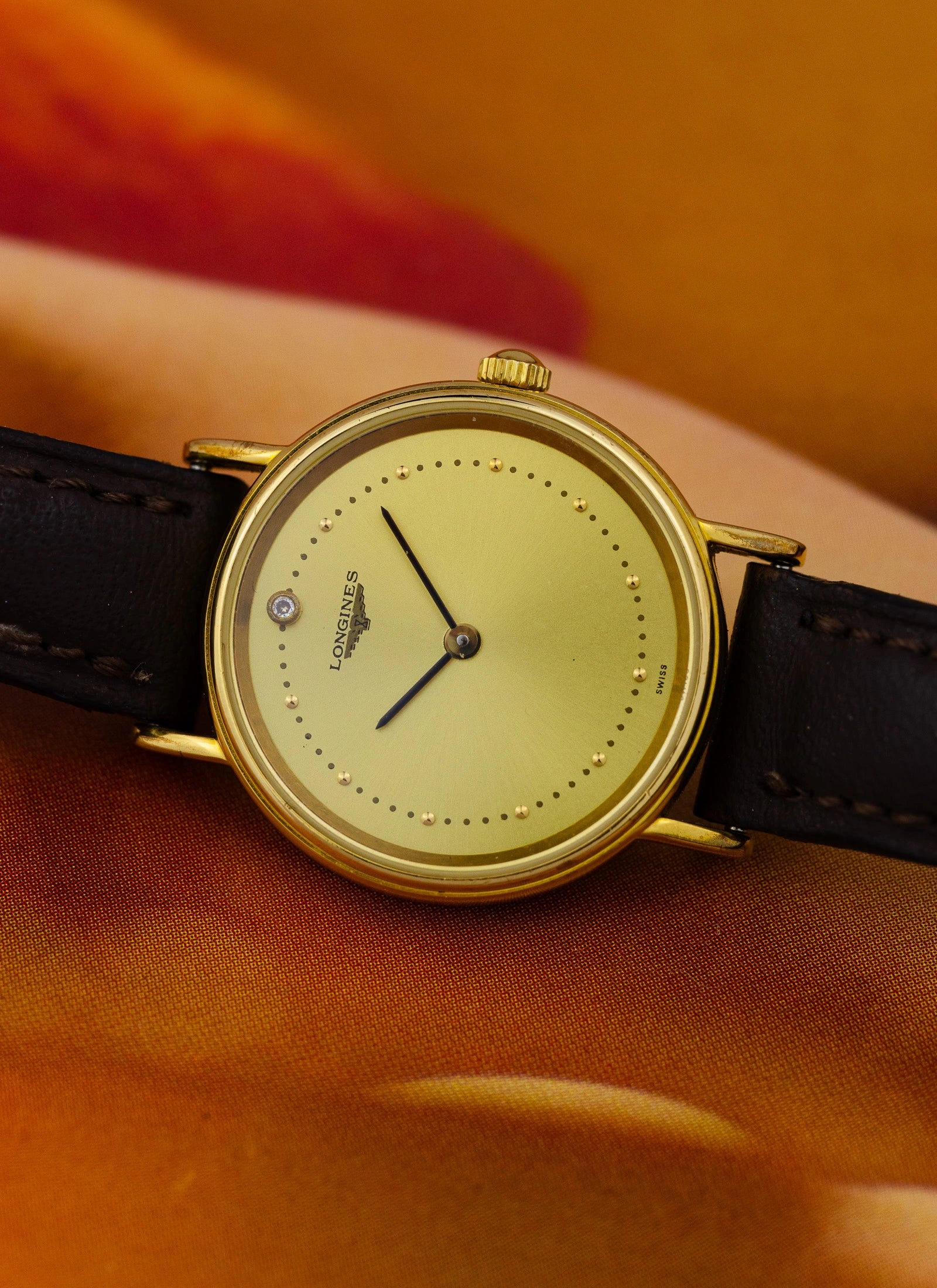 1990s Lady Longines Quartz with Diamond L4.137.2