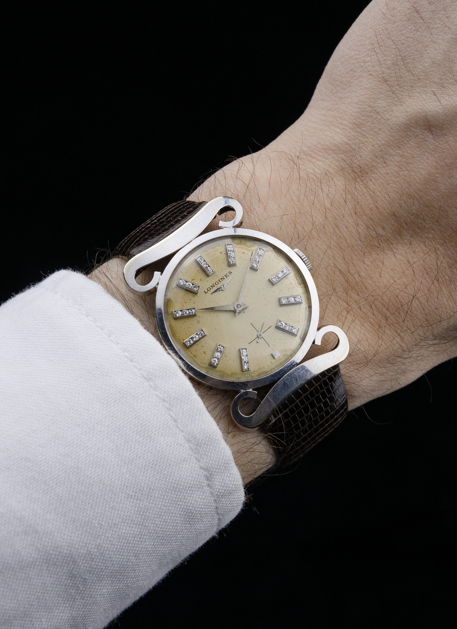 1953 14K Longines Diamond Dial Full Set 22L