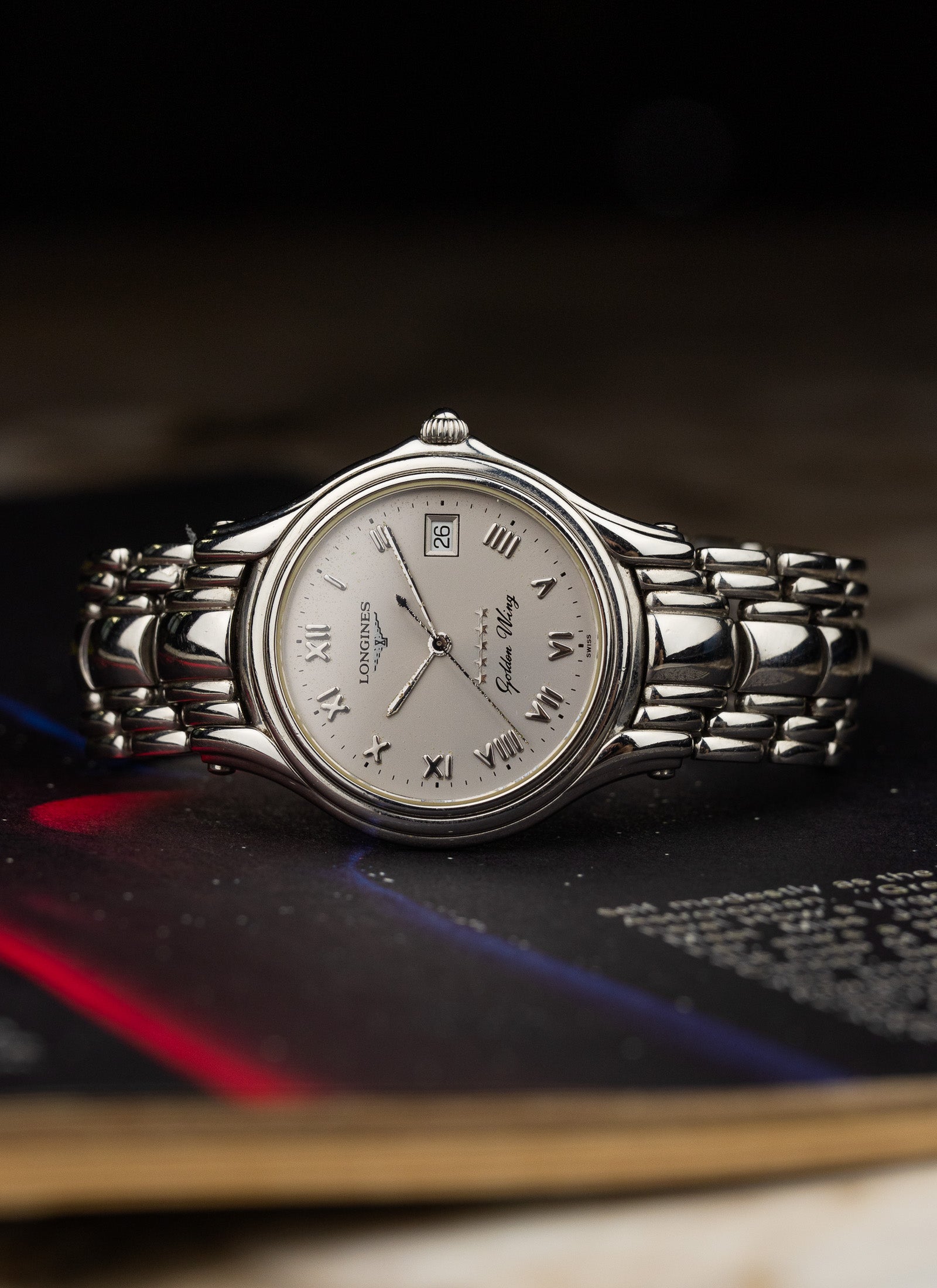 2000s Longines Golden Wing Roman Dial L3.606.4
