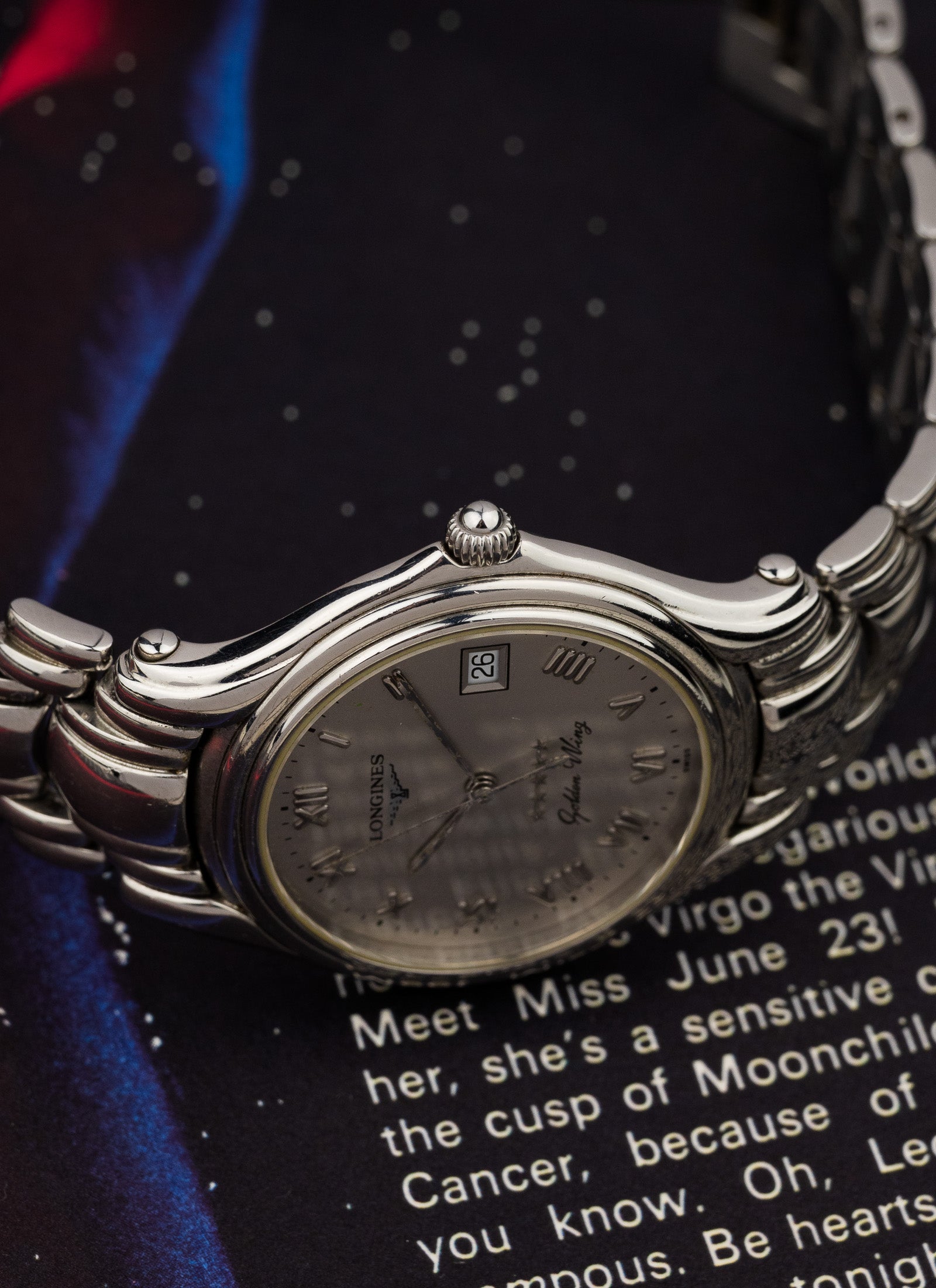 2000s Longines Golden Wing Roman Dial L3.606.4