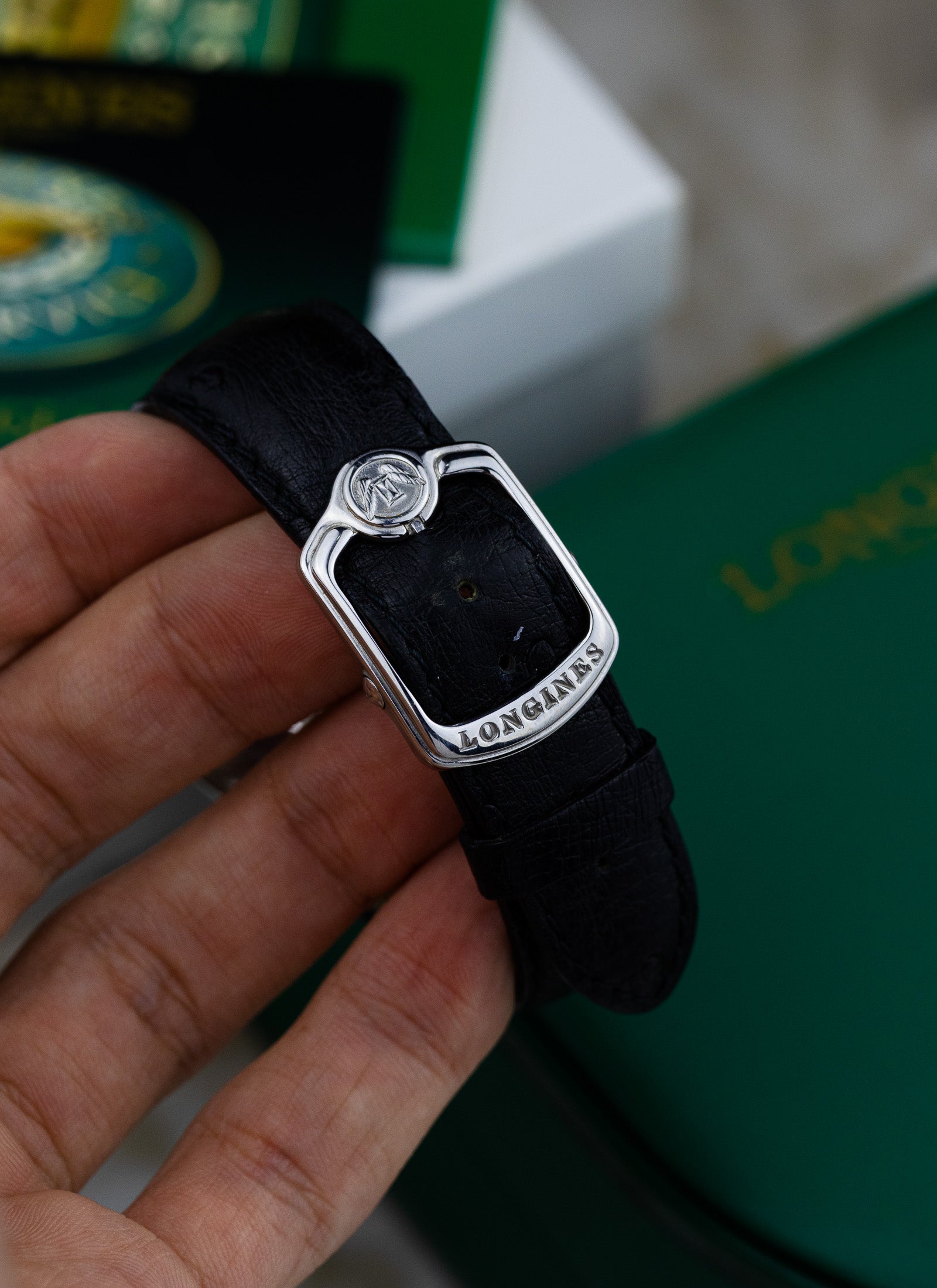 1998 Longines Golden Wing Salmon Dial L3.605.4.982 Full Set