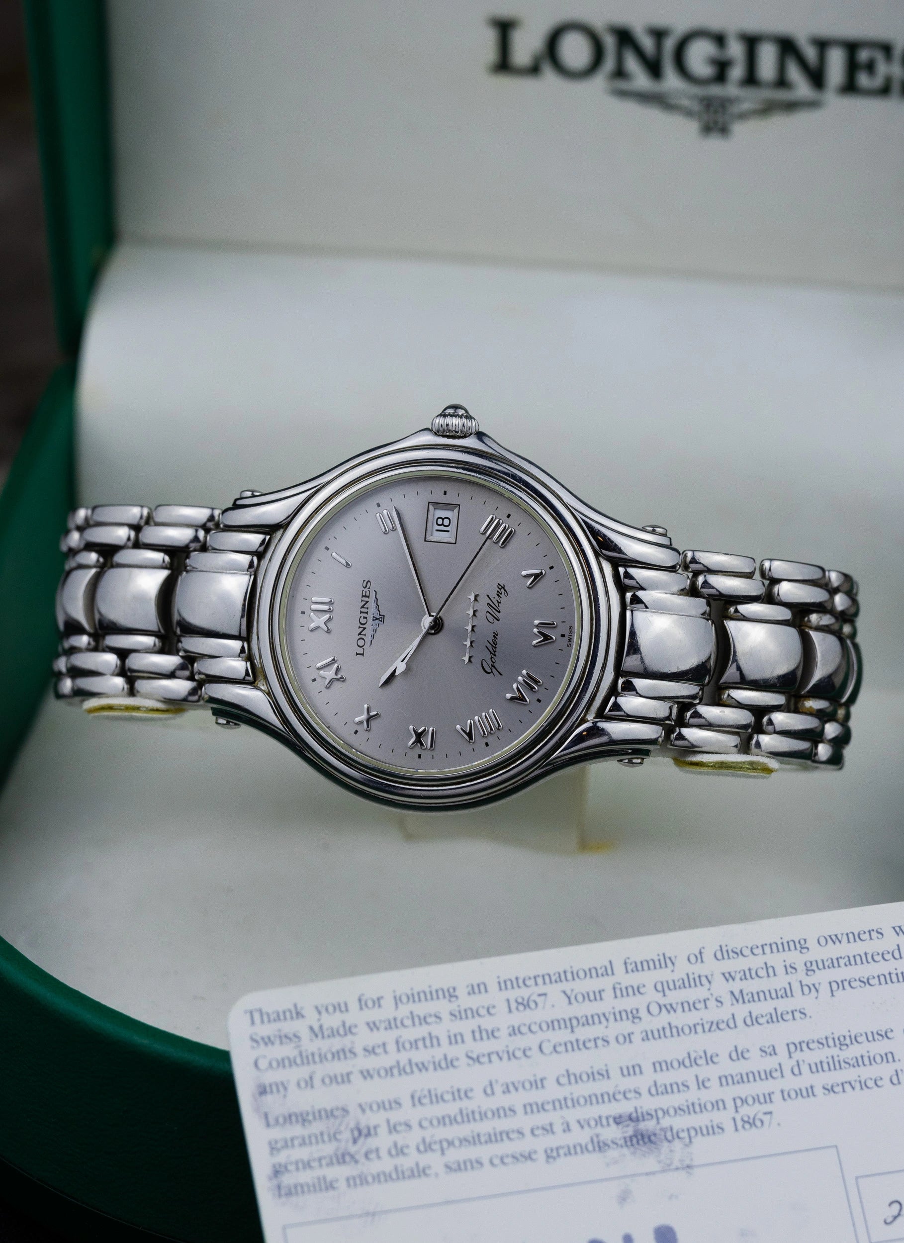 1997 Longines Golden Wing L3.606.4 Full Set