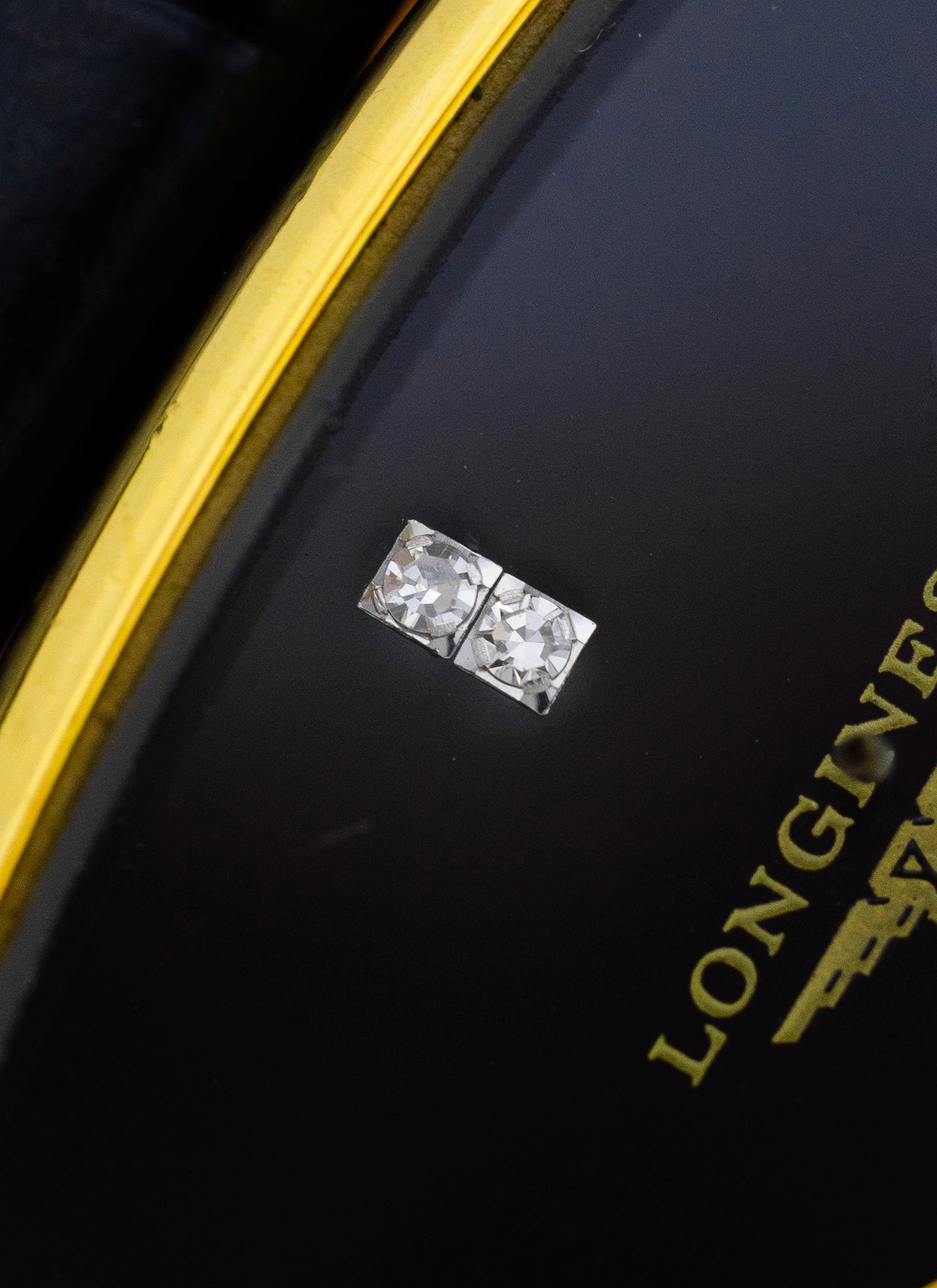 1970s Longines Black Dial & Diamonds 6397 6 cal. L994.1 Box