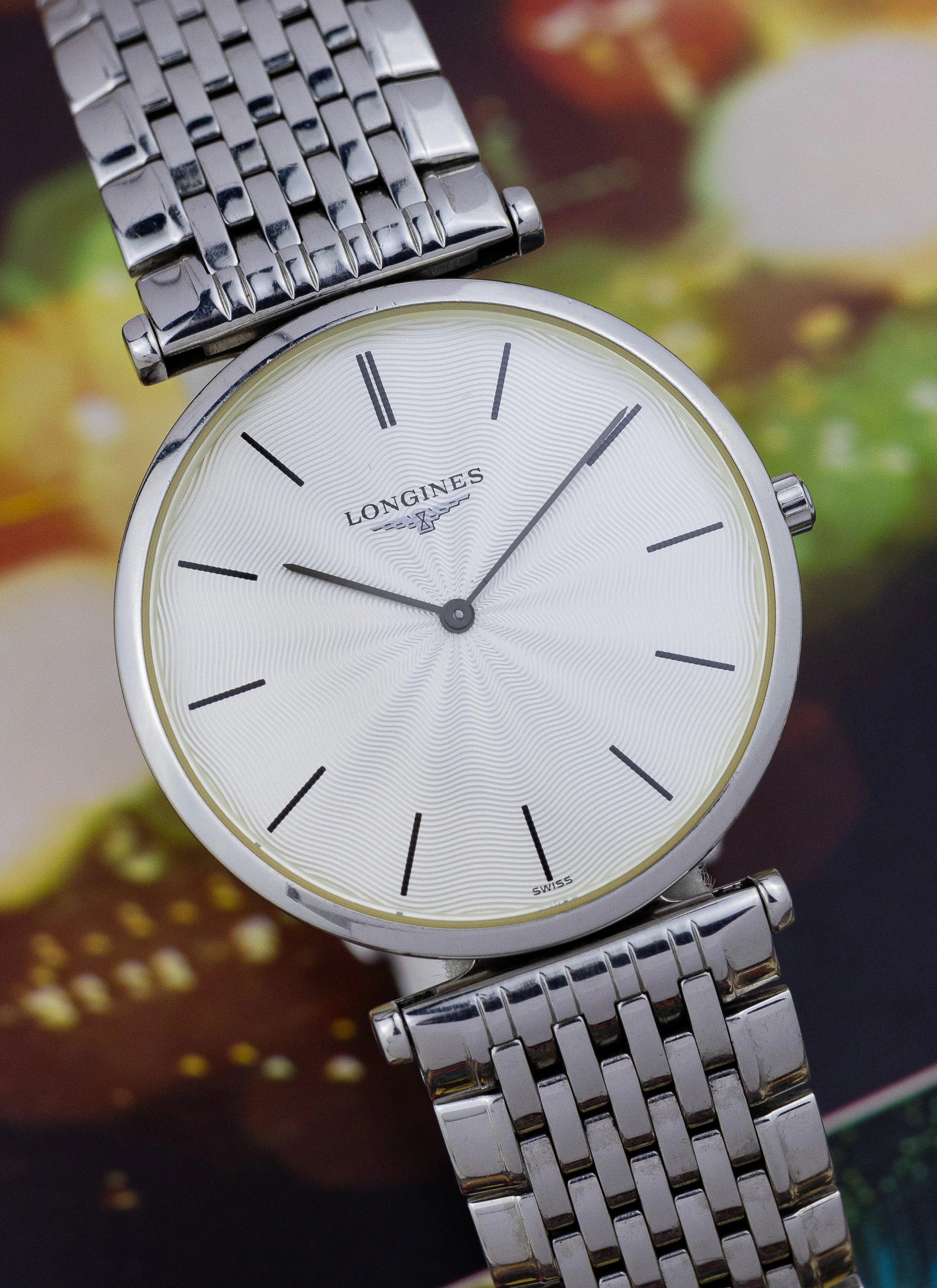 1990s Longines La Grande Classique Guilloche L4.709.4 cal. L.420.1