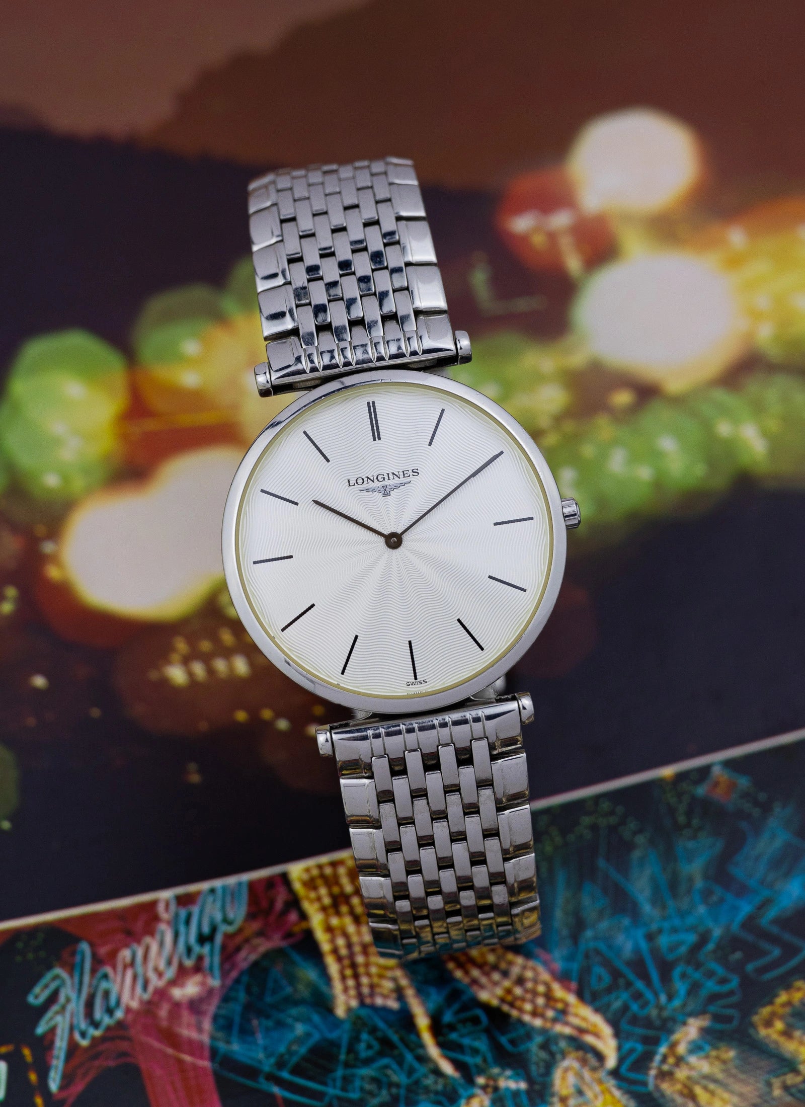 1990s Longines La Grande Classique Guilloche L4.709.4 cal. L.420.1