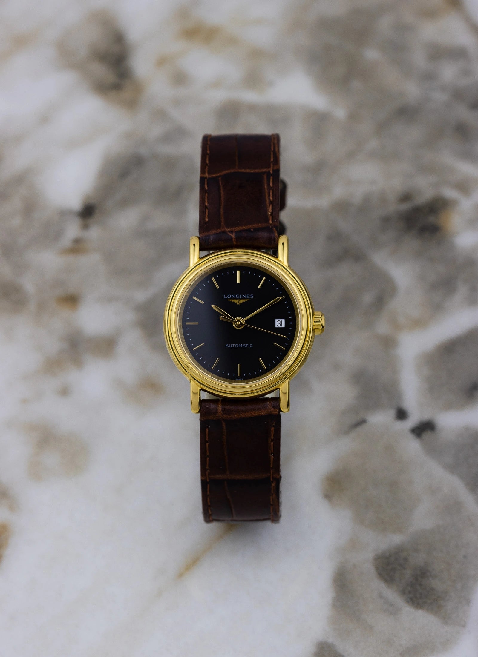 2000s Lady Longines Presence Black Dial L4.321.2 cal. L561.4