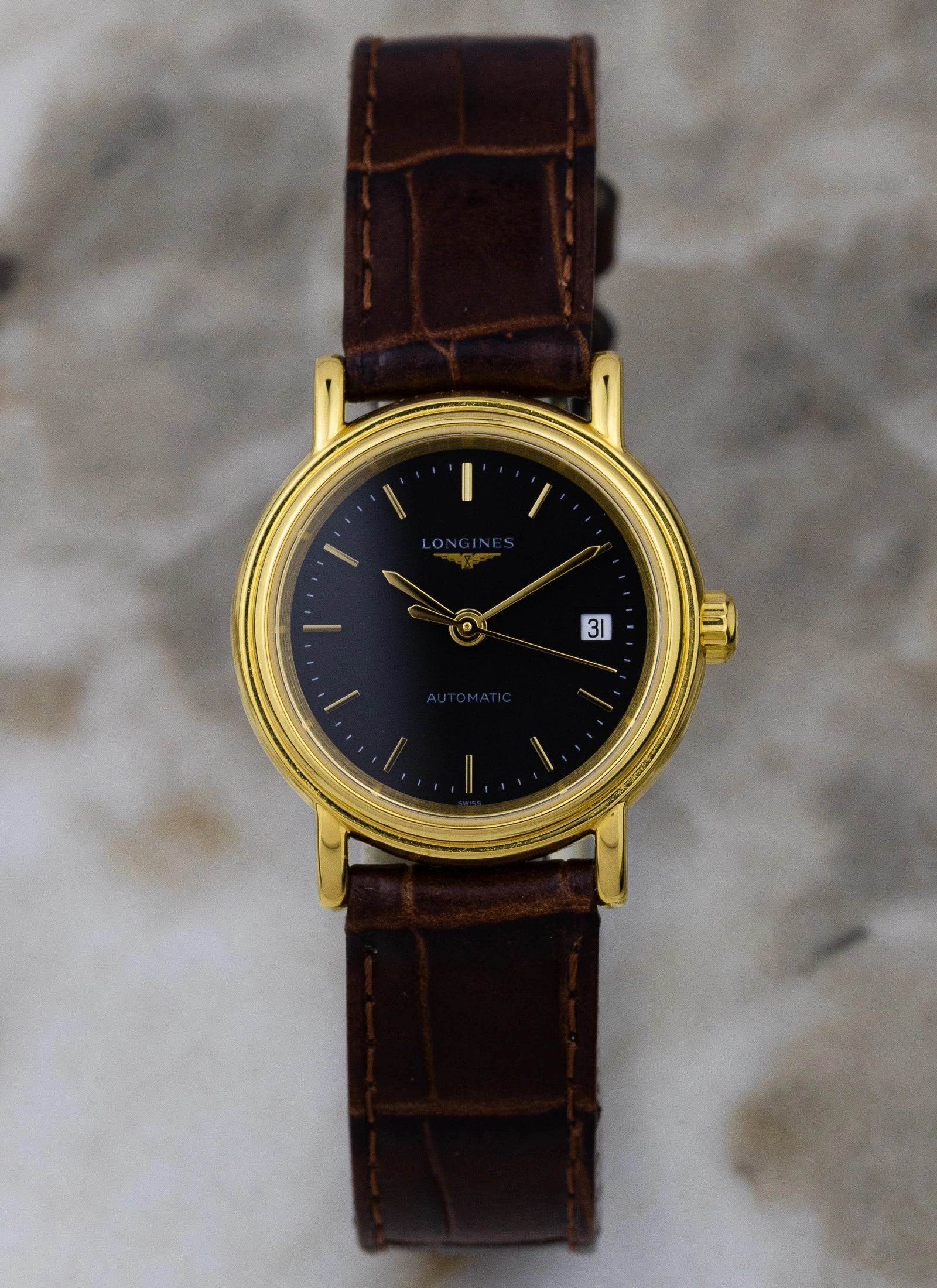 2000s Lady Longines Presence Black Dial L4.321.2 cal. L561.4