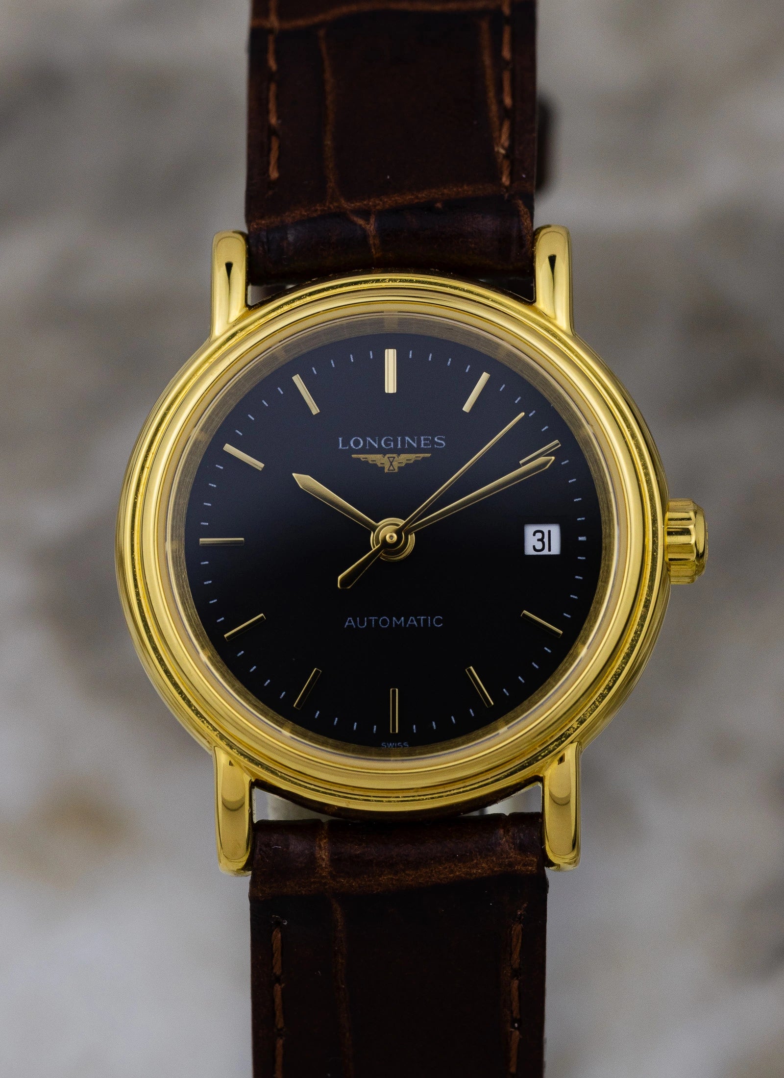 2000s Lady Longines Presence Black Dial L4.321.2 cal. L561.4