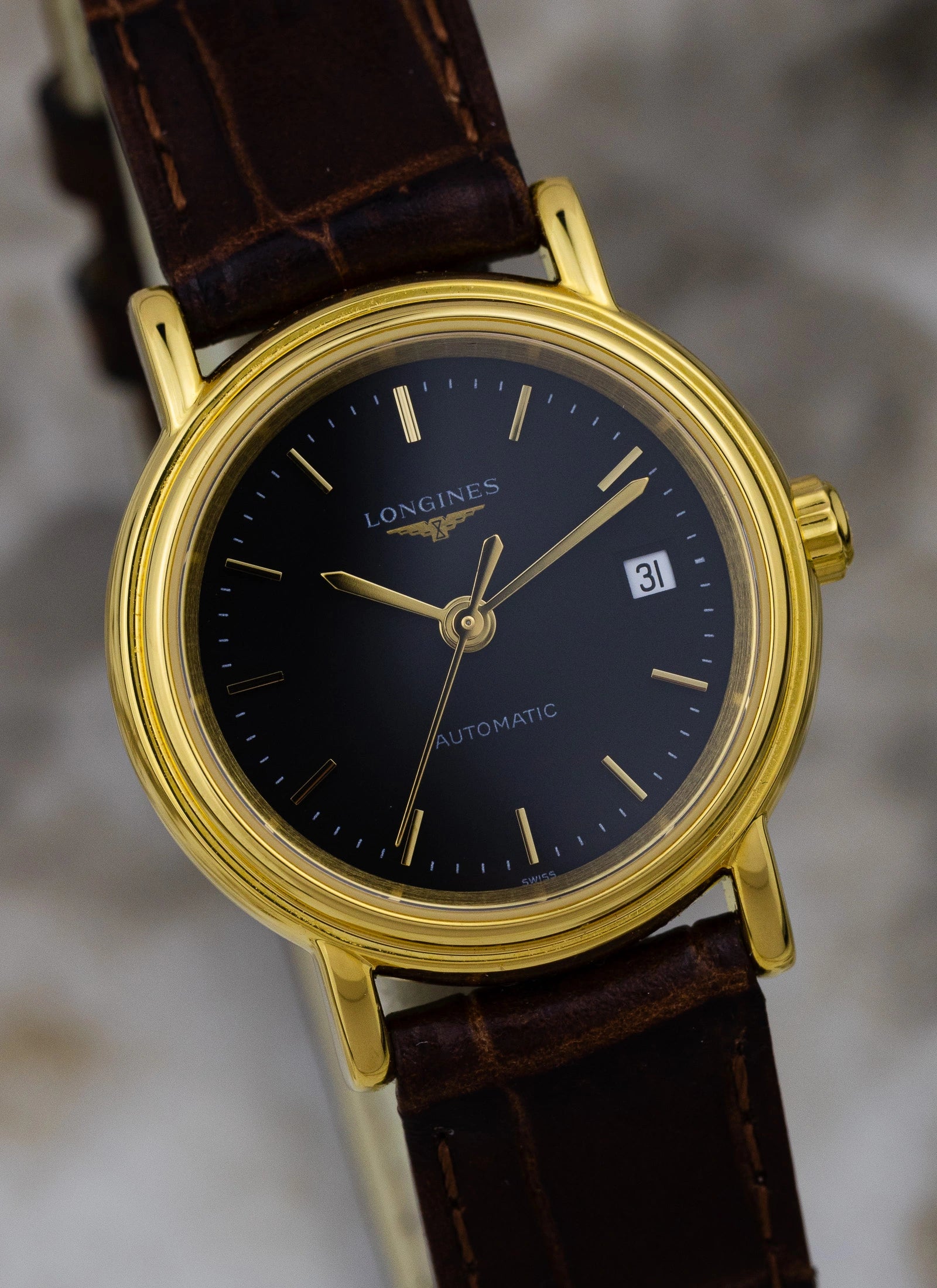 2000s Lady Longines Presence Black Dial L4.321.2 cal. L561.4