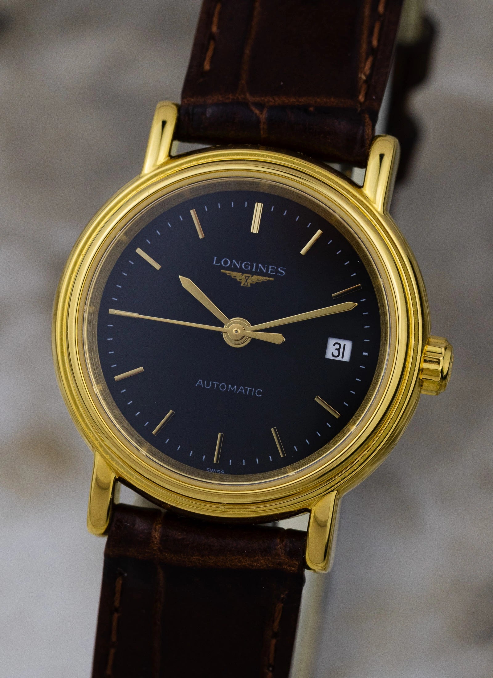 2000s Lady Longines Presence Black Dial L4.321.2 cal. L561.4