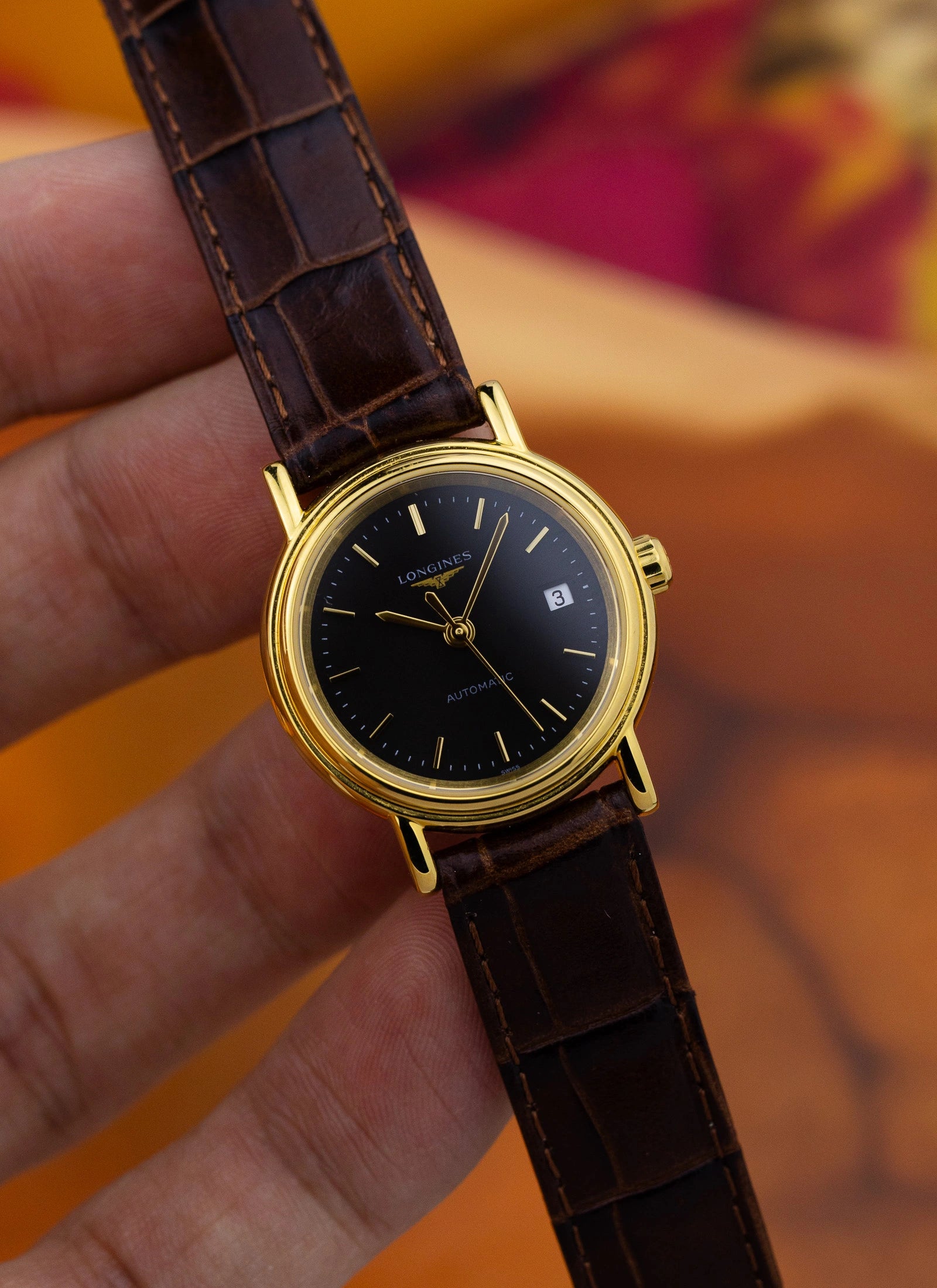 2000s Lady Longines Presence Black Dial L4.321.2 cal. L561.4