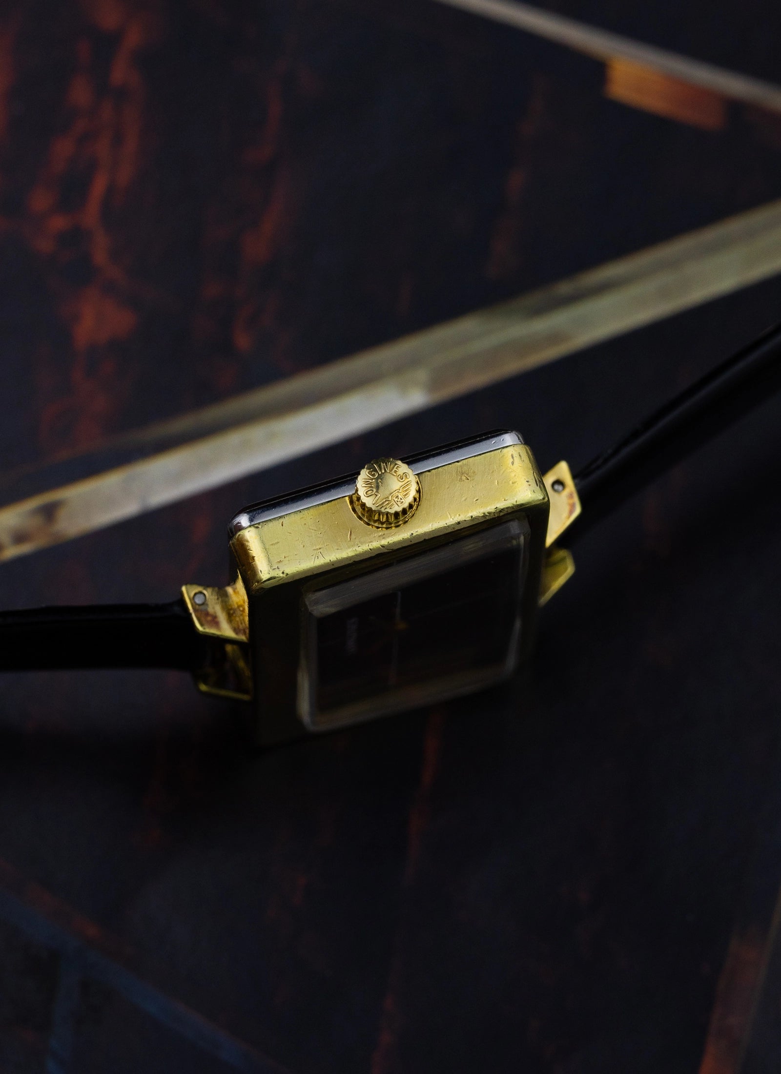 1970s Lady Longines Rectangular Chocolate Dial 5033-1 cal. 5601 Serviced