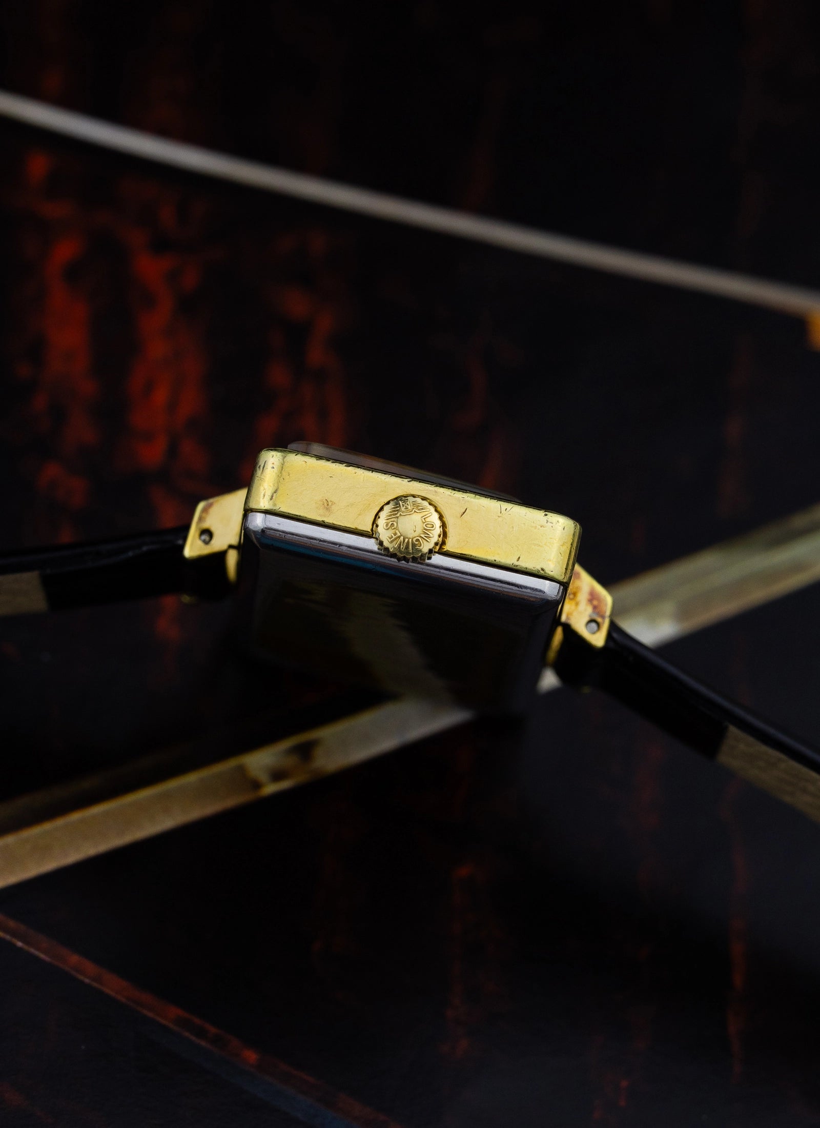 1970s Lady Longines Rectangular Chocolate Dial 5033-1 cal. 5601 Serviced