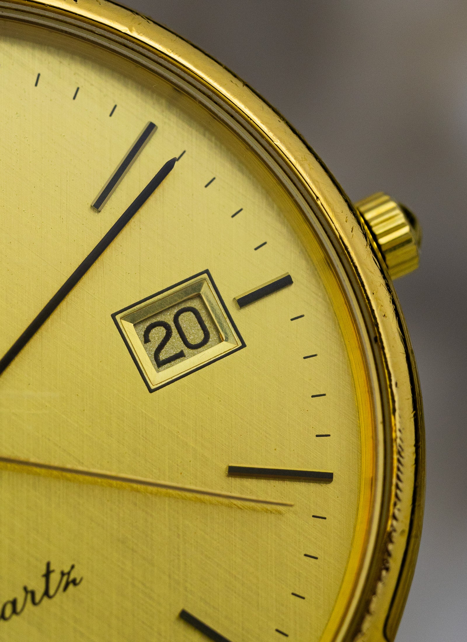 1990s Longines Quartz Linen Dial