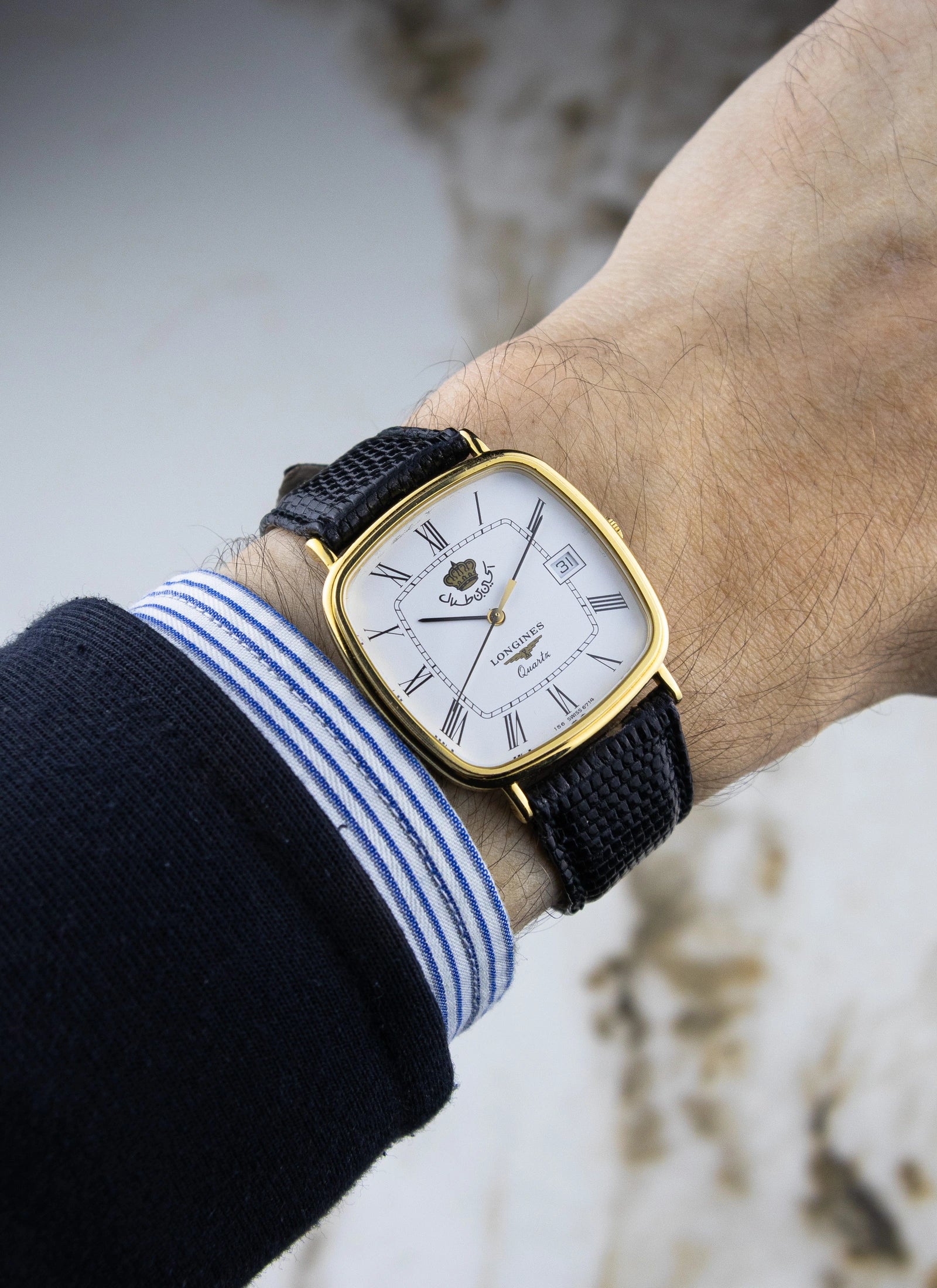 1980s Longines King Hussein Quartz NOS/MINT
