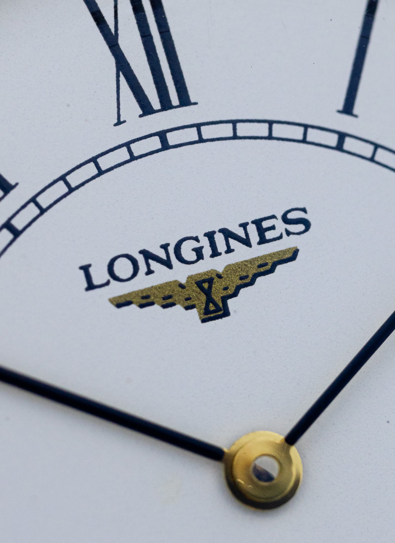 1980s Longines Quartz White Roman Dial 150 7117