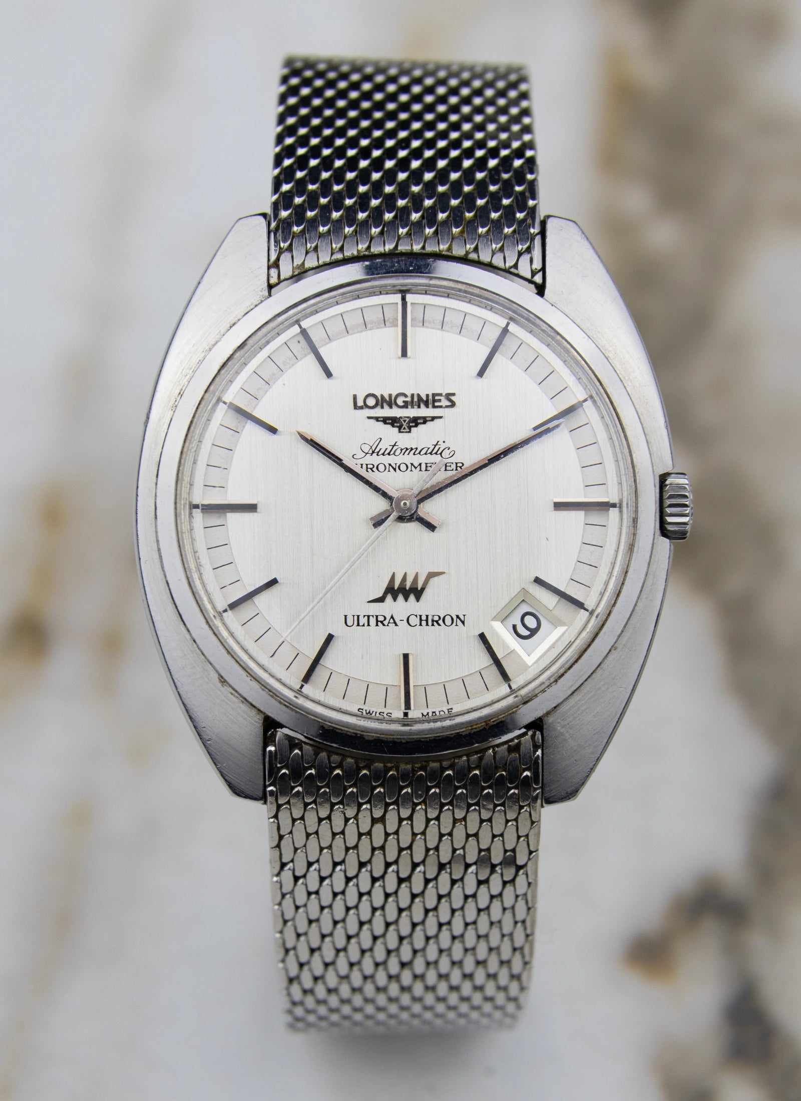 時計 LONGINES ULTRA-CHRON Chronometer ULTRA-CHRON CLASSIC Automatyczny, Stal Szlachetna, Srebrny Ze